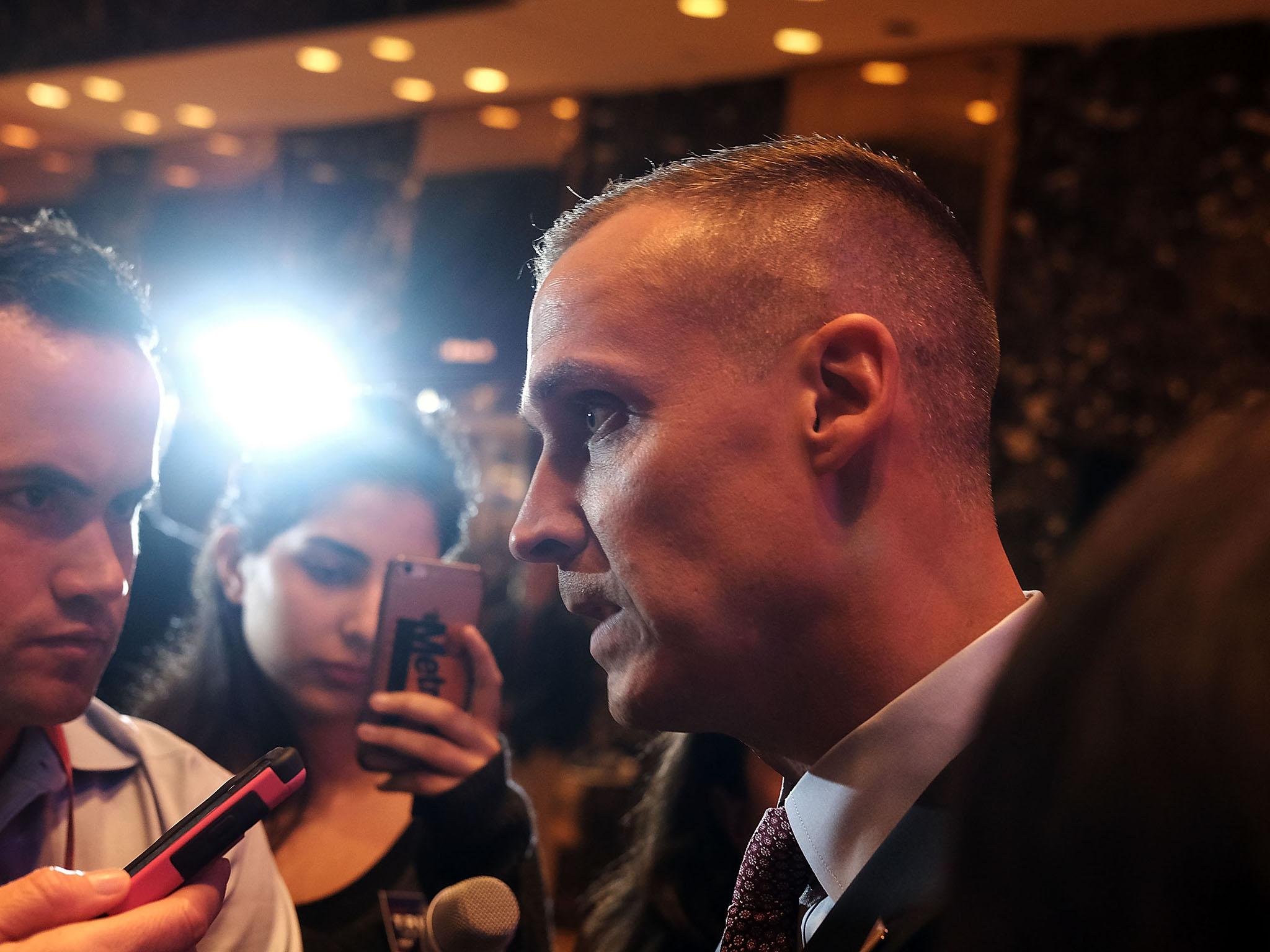 Trump’s campaign manager Corey Lewandowski claimed the money raised for the veterans was ‘fully spent’, which was far from the case