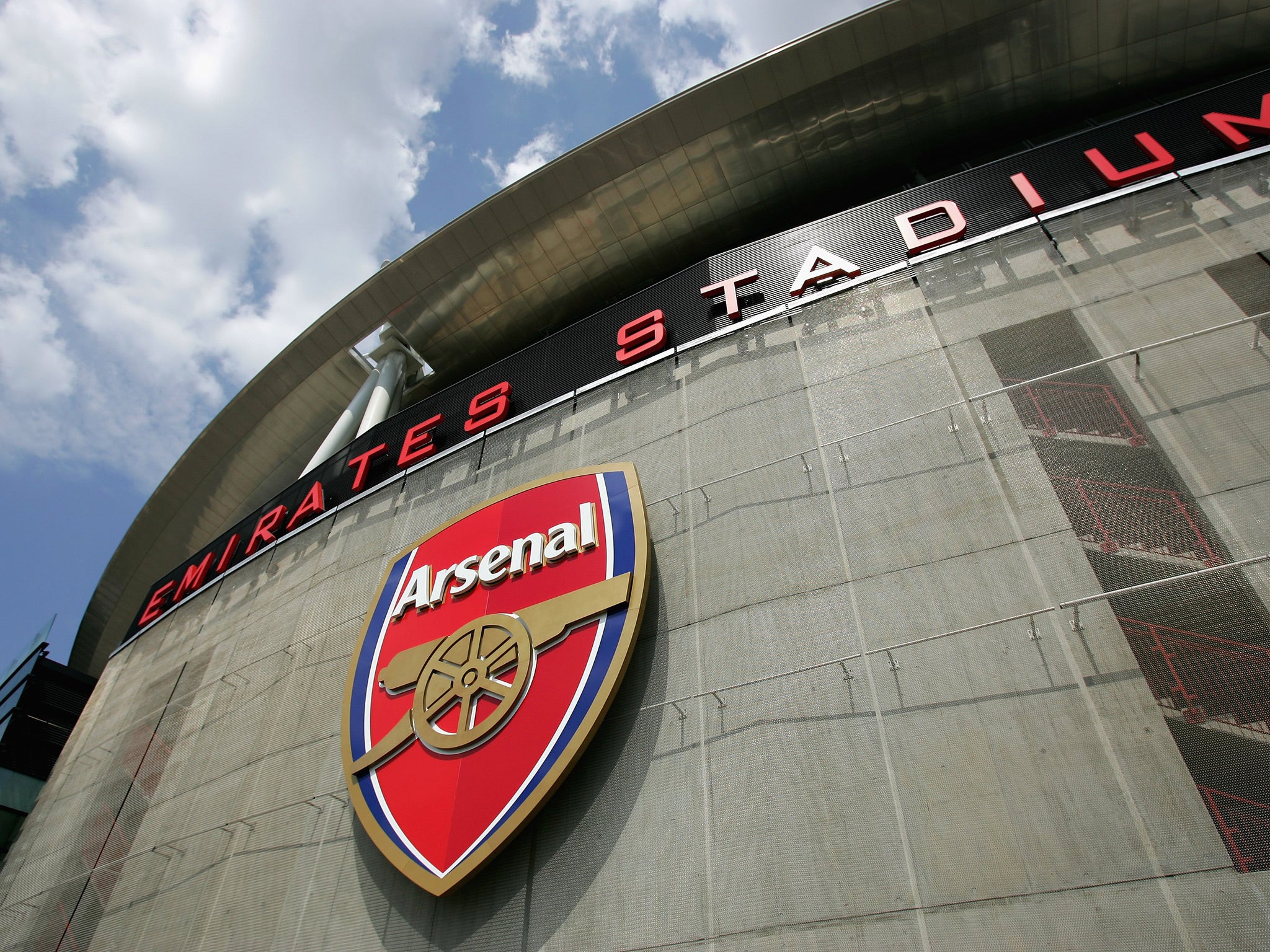 A general view of the Emirates Stadium, Arsenal's home ground