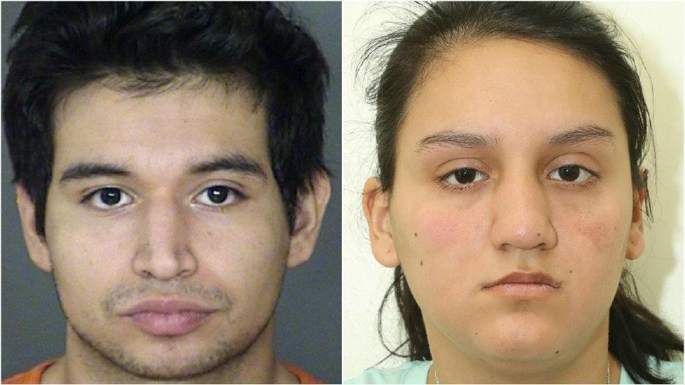 Isaac Cardenas and Crystal Herrera were arrested after police were called to a property in San Antonio