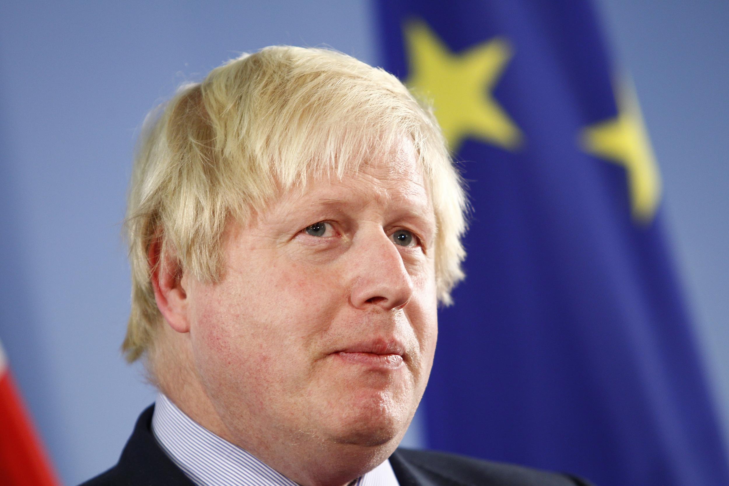 Foreign Secretary Boris Johnson