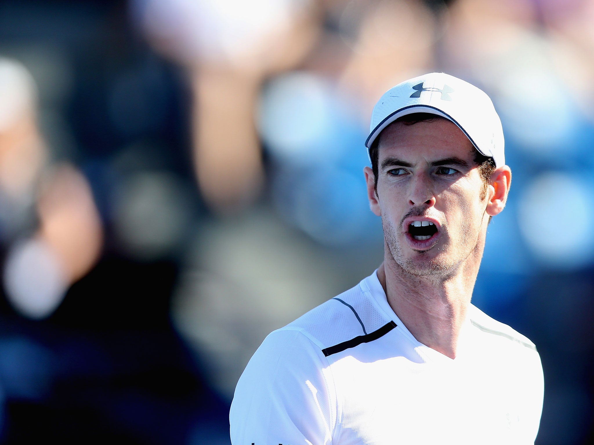 Murray in action in Qatar