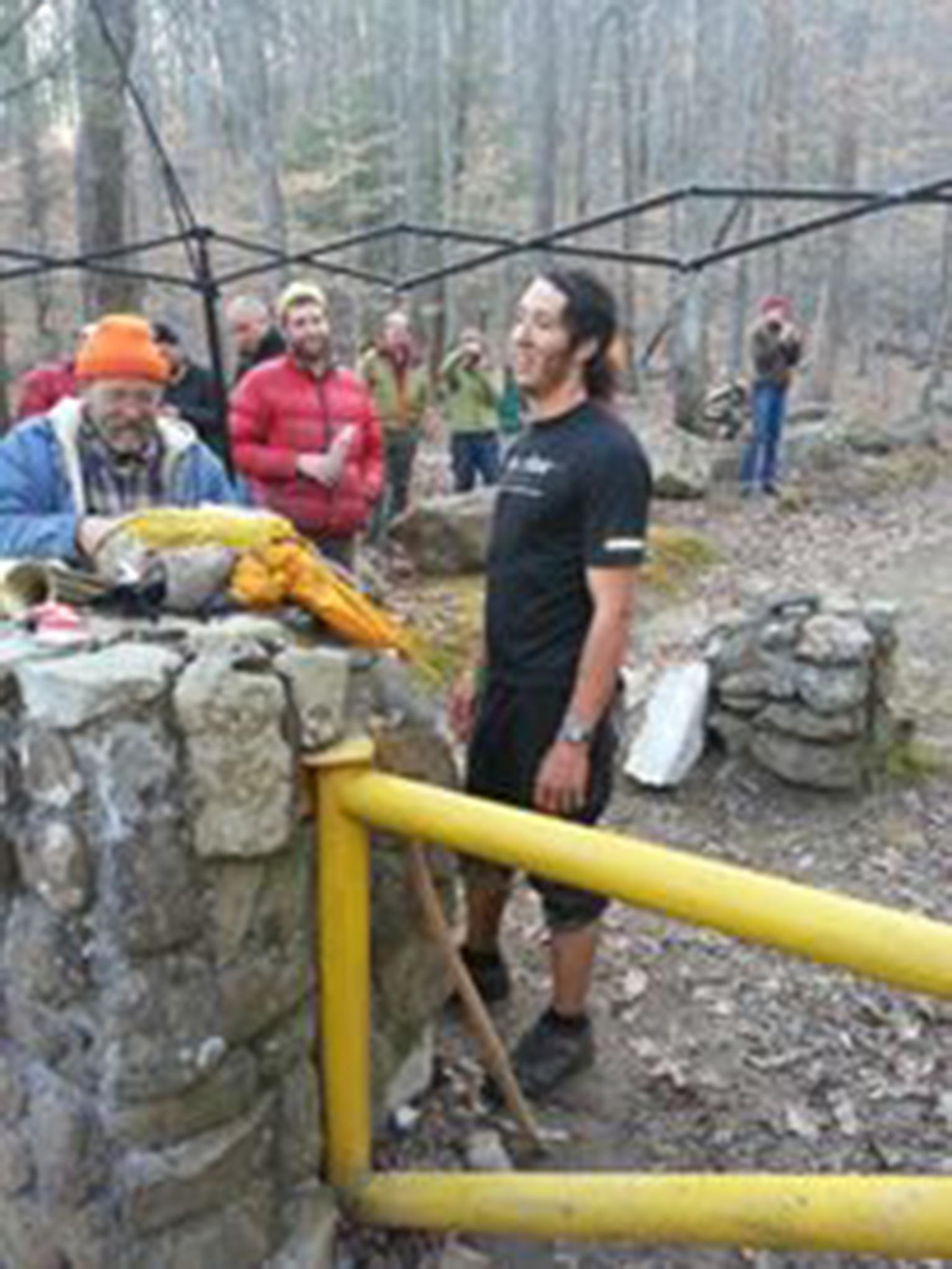In high school, her ran 100 miles to raise money for his sick friend.
