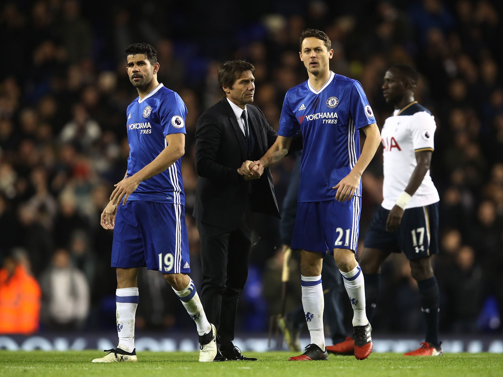 Chelsea were denied a historic 14th successive victory at White Hart Lane on Wednesday night