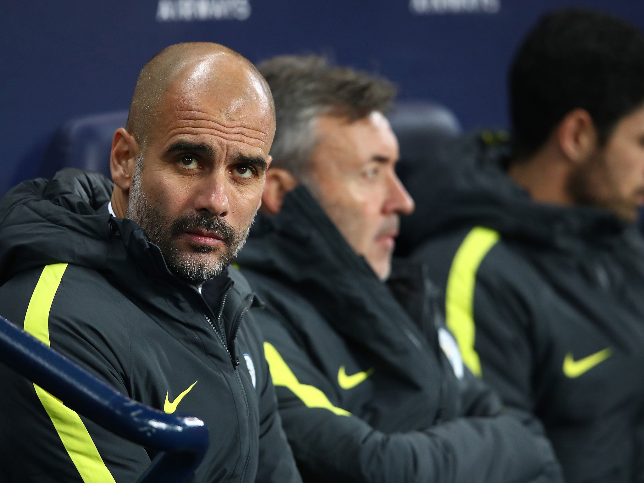 Guardiola was speaking ahead of his side's FA Cup game against West Ham on Friday night