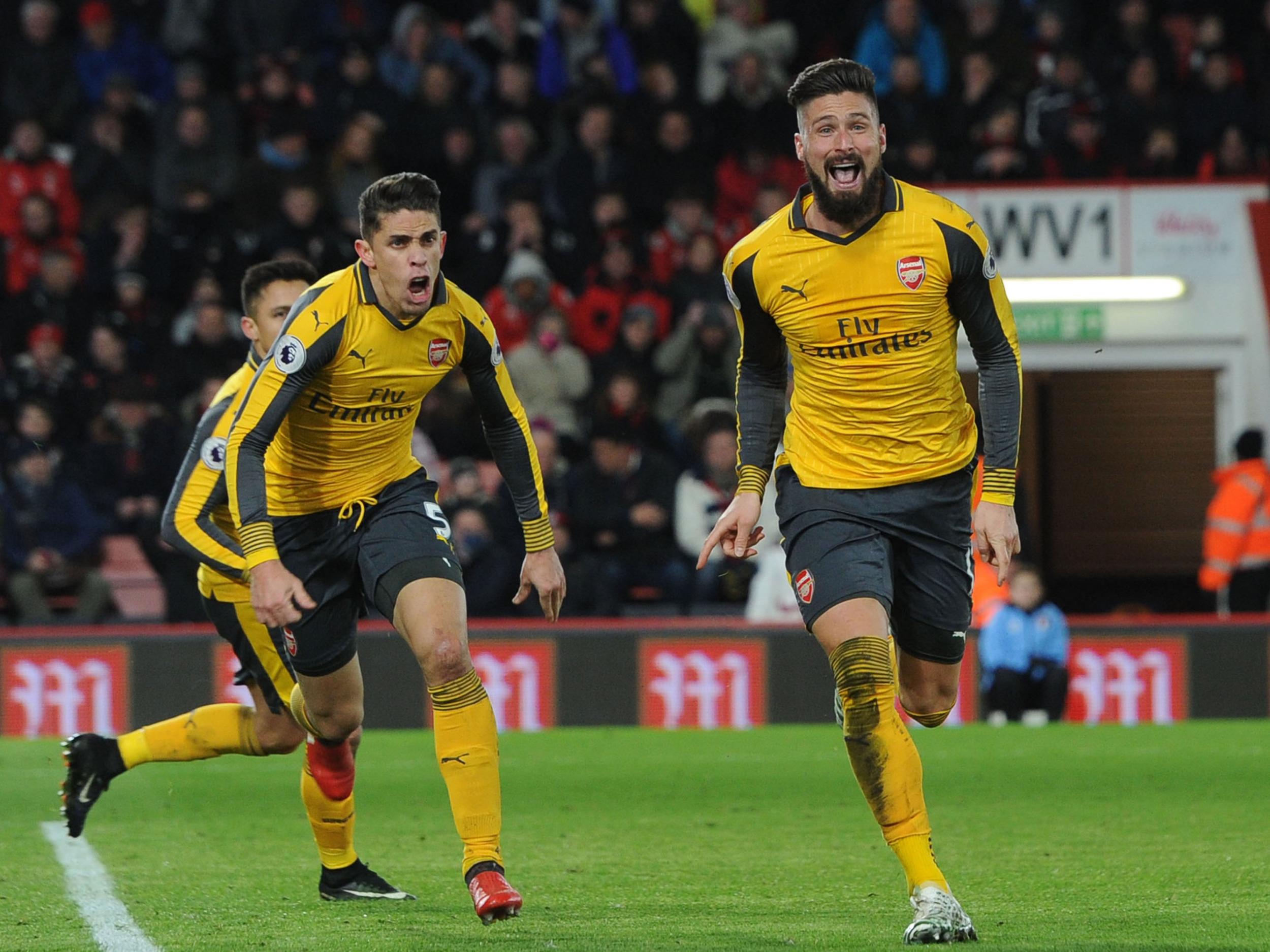 Olivier Giroud rescued a point last time out for Arsenal