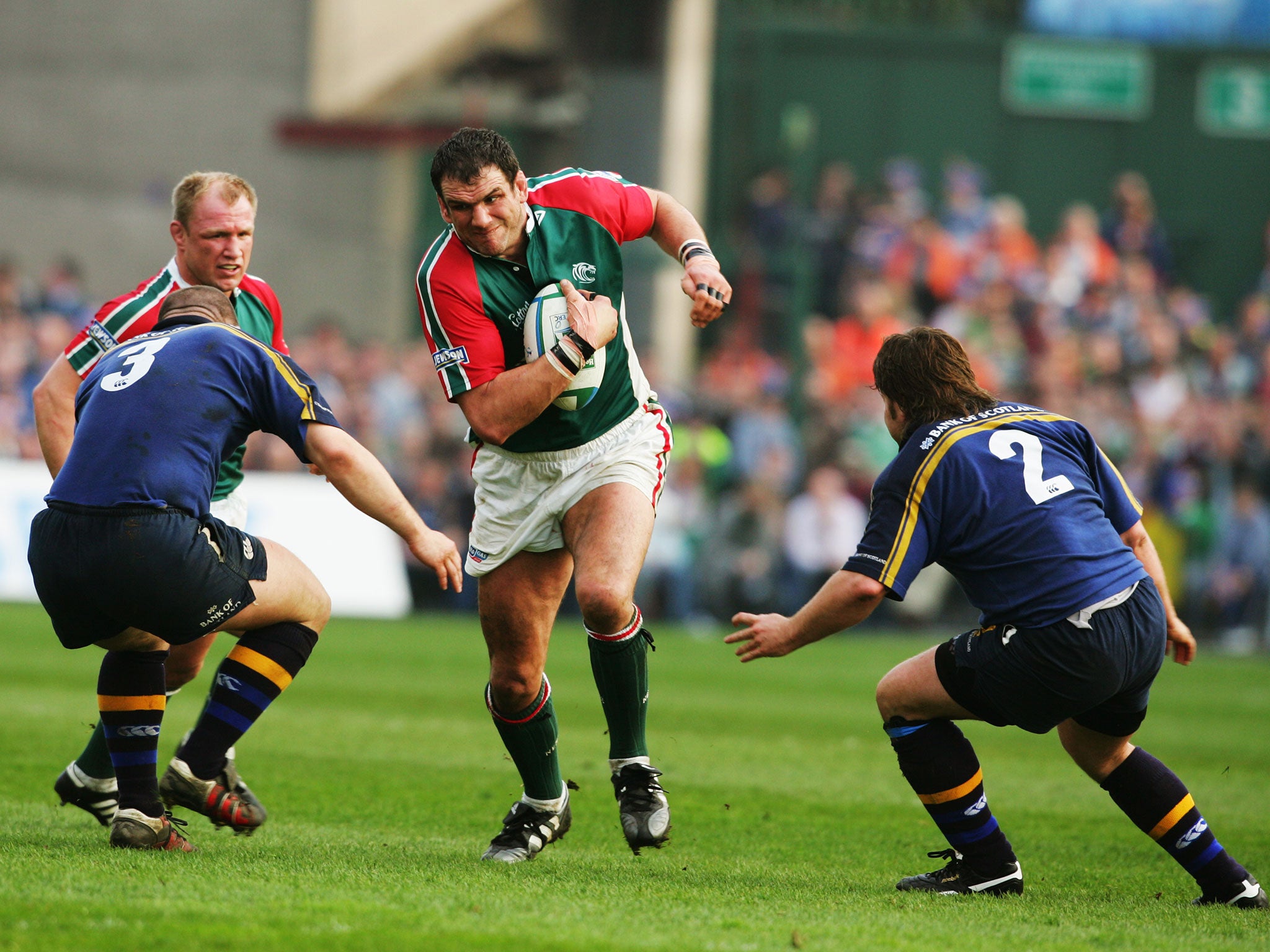 Johnson spent his whole professional career at Leicester Tigers