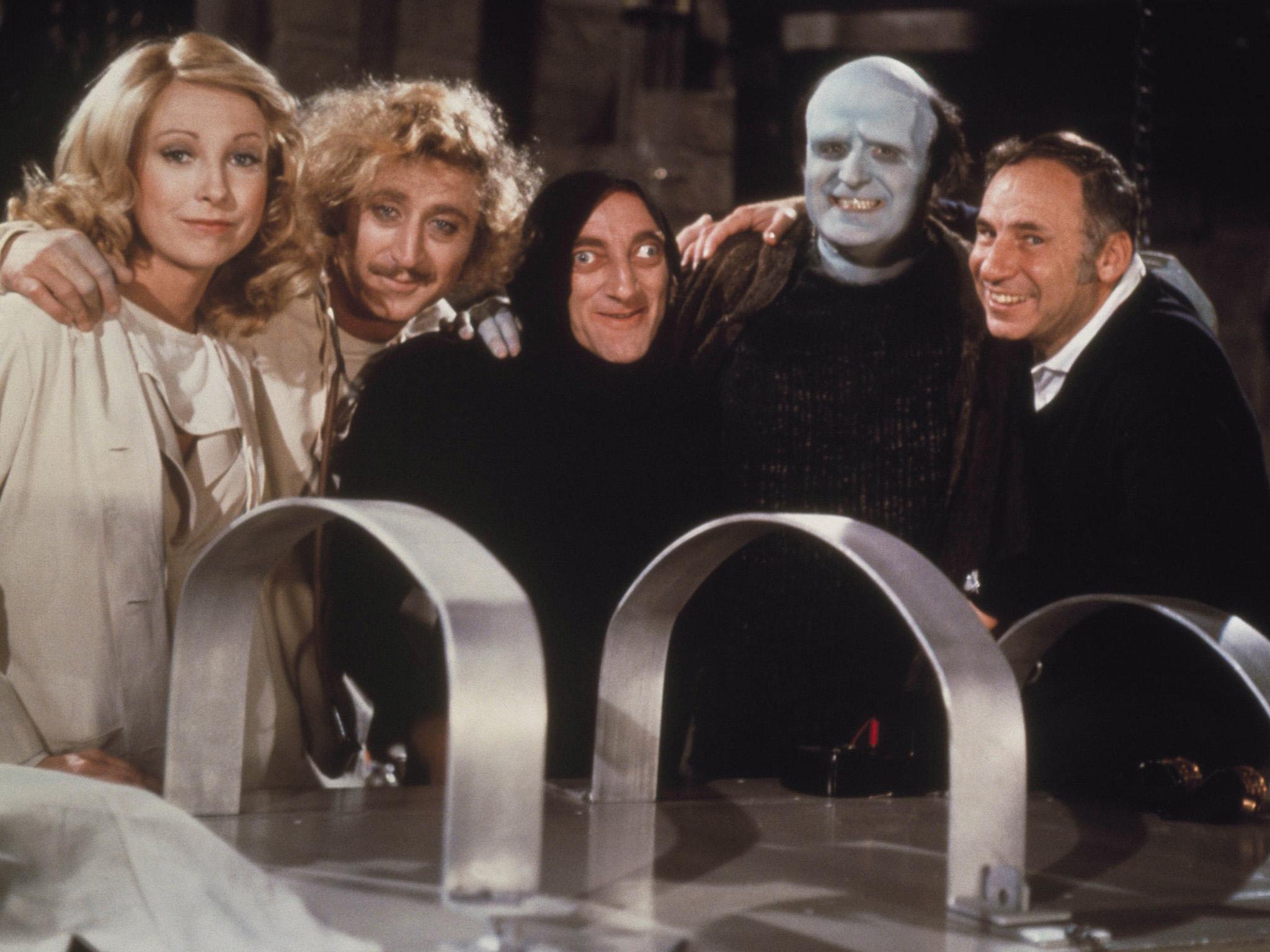 Teri Garr, Gene Wilder, Marty Feldman, Peter Boyle and Mel Brooks combined forces to make the 1974 horror spoof an instant hit