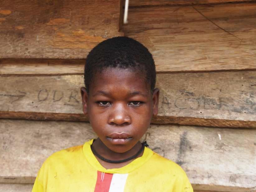 A young Baka girl - ‘ecoguards’ are alleged to have committed human rights abuses against children and the elderly