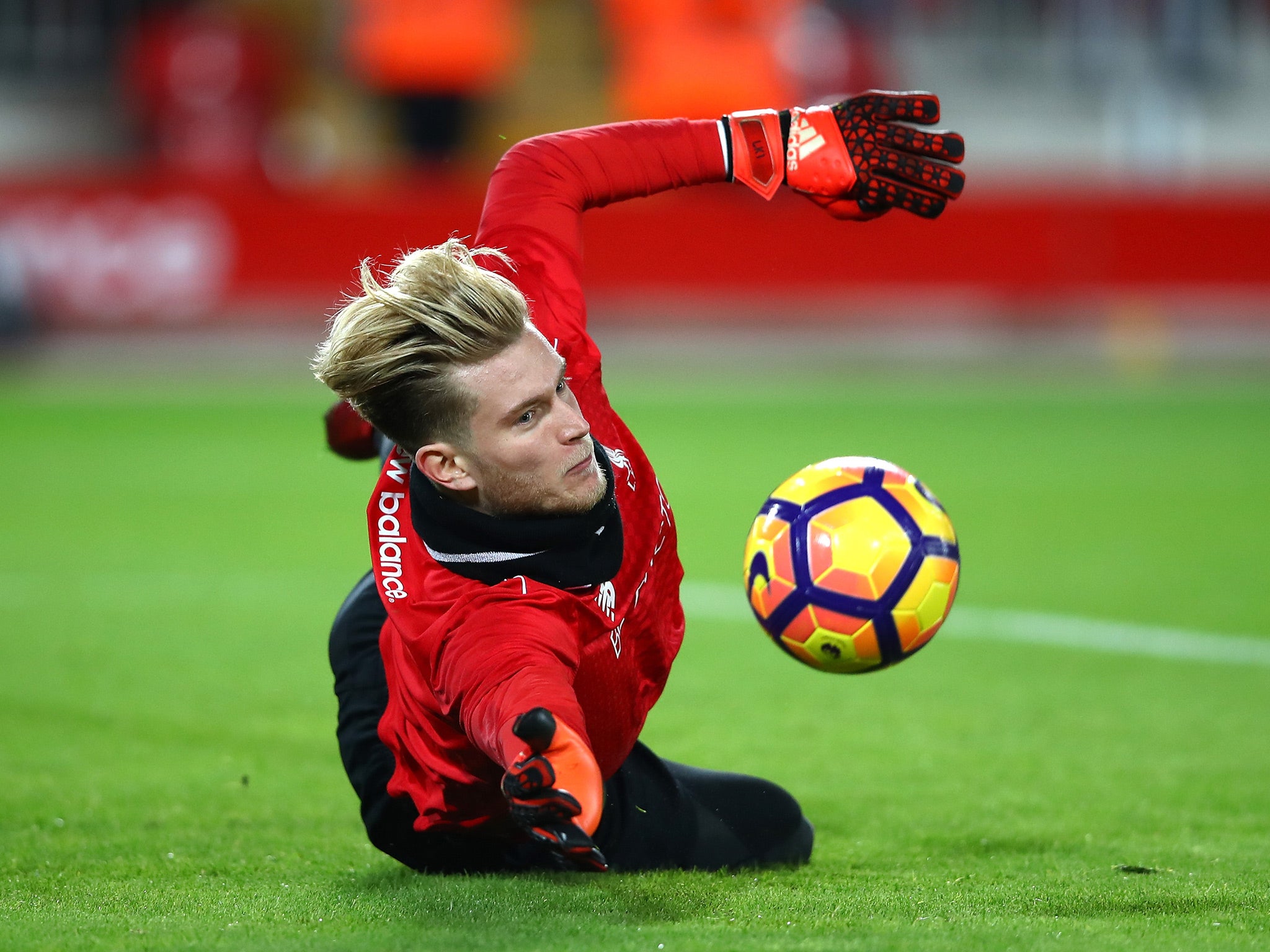 Karius fell down the pecking order at the start of December