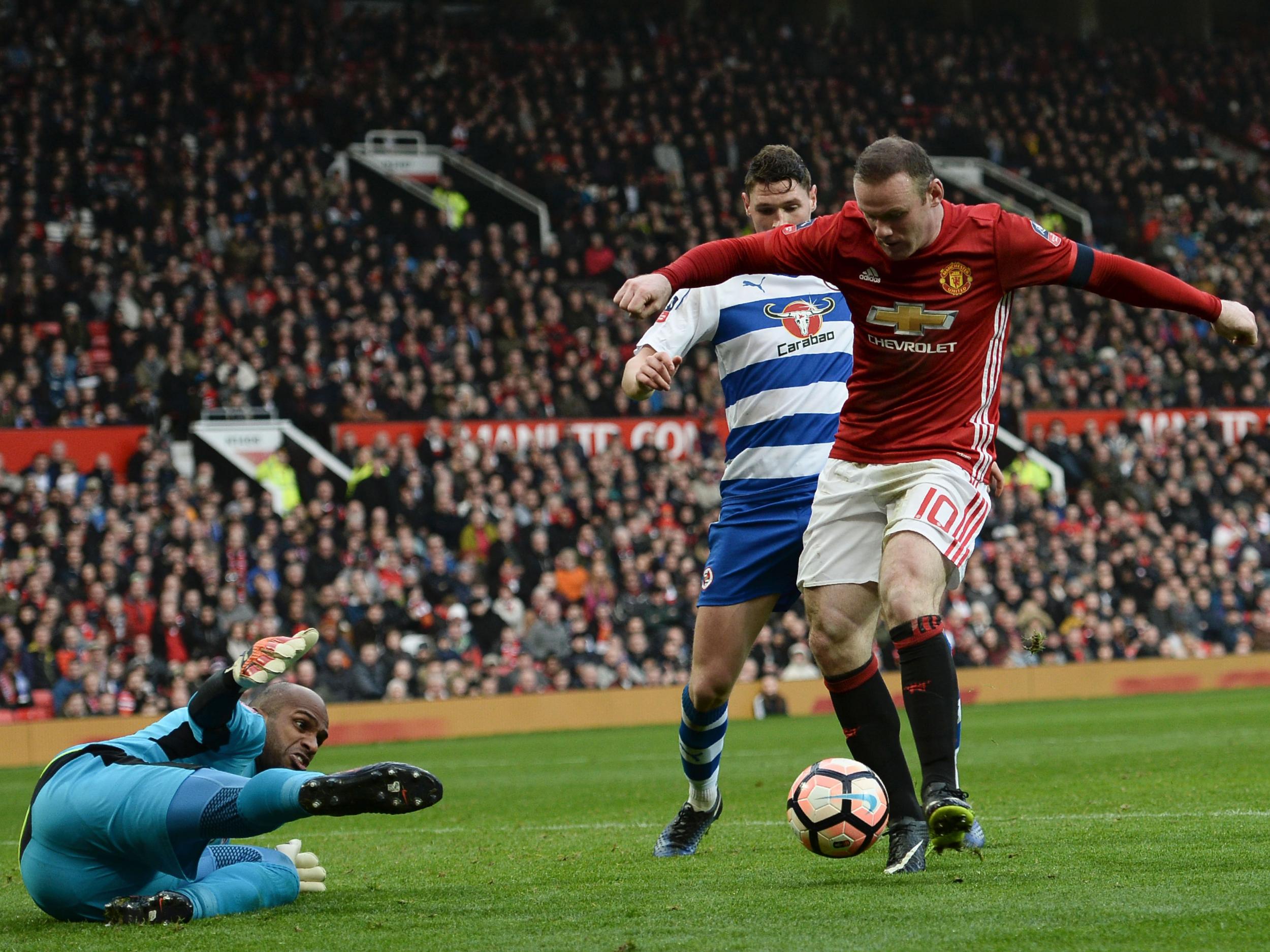 Rooney was denied the record by Al-Habsi's trailing leg