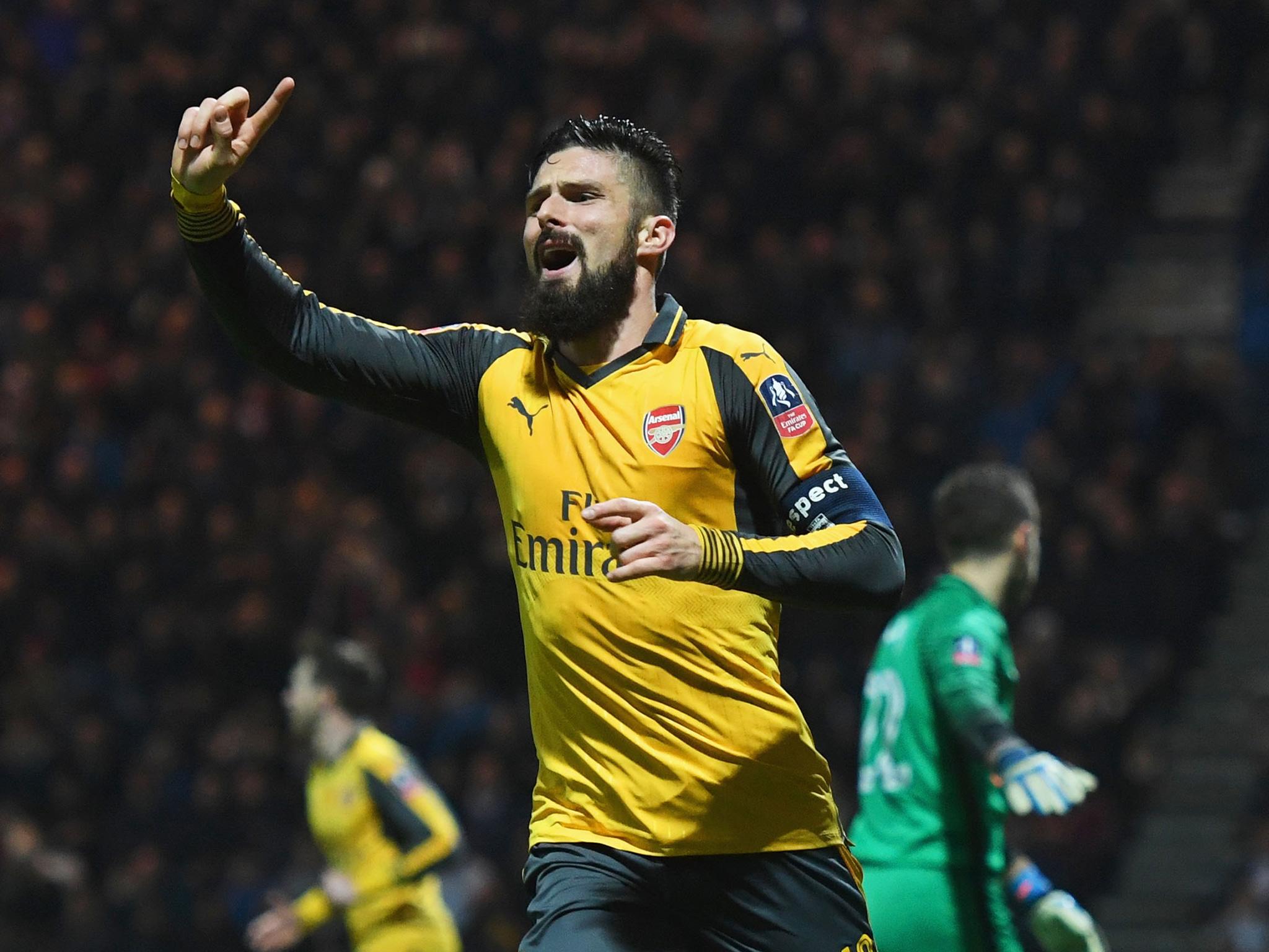 Olivier Giroud has hit a run of goalscoring form