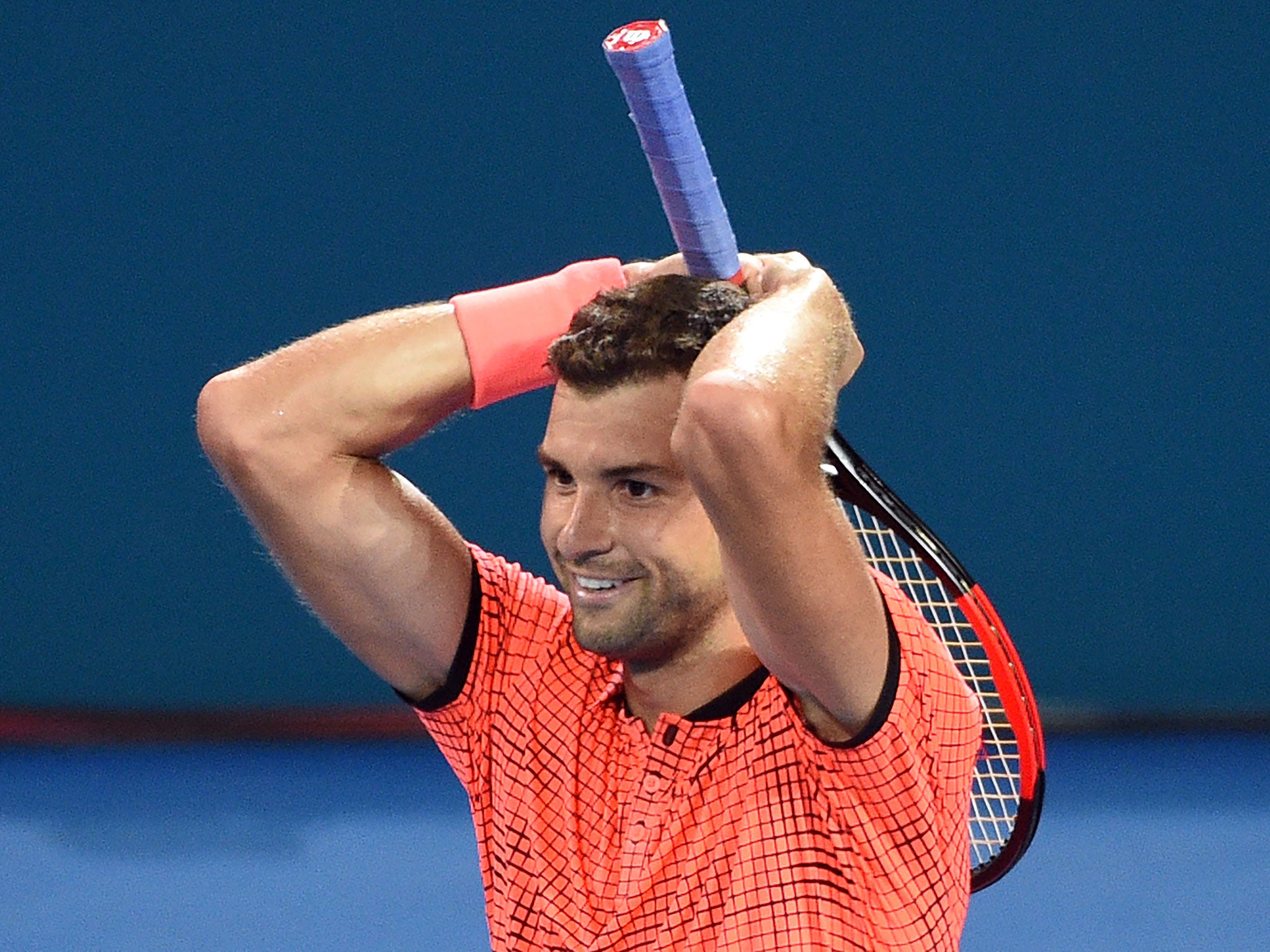 Grigor Dimitrov gave a good account of himself Down Under