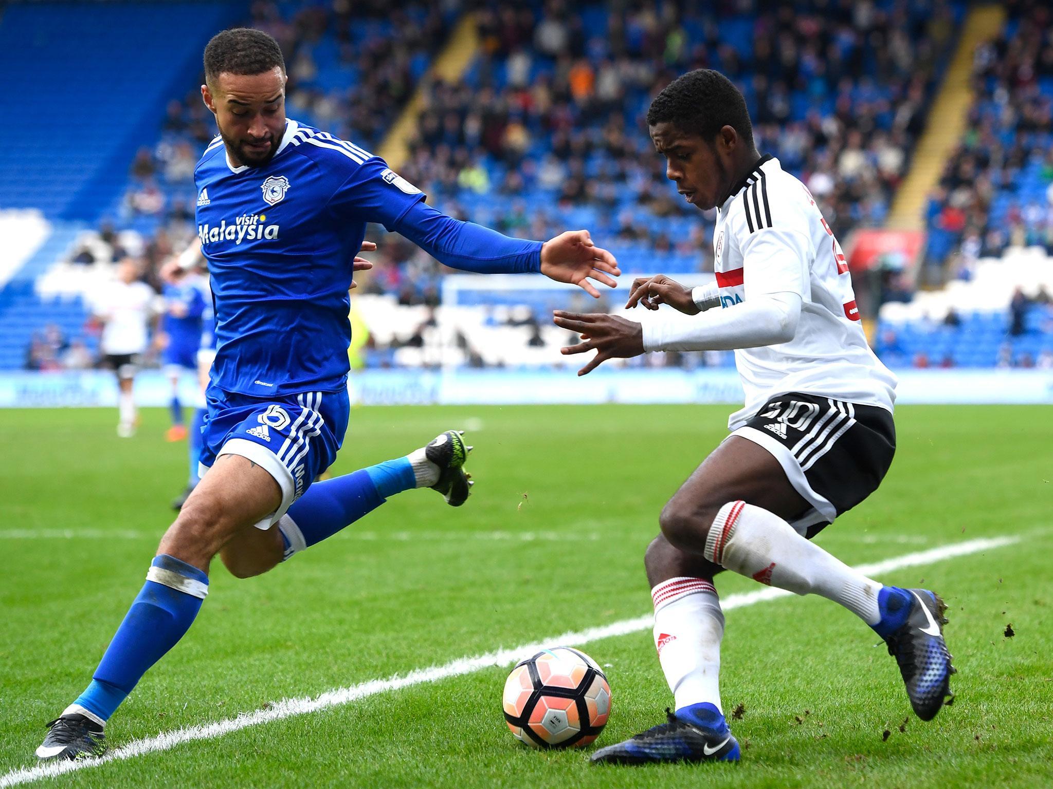 Ryan Sessegnon takes on Cardiff's Ashley Richards