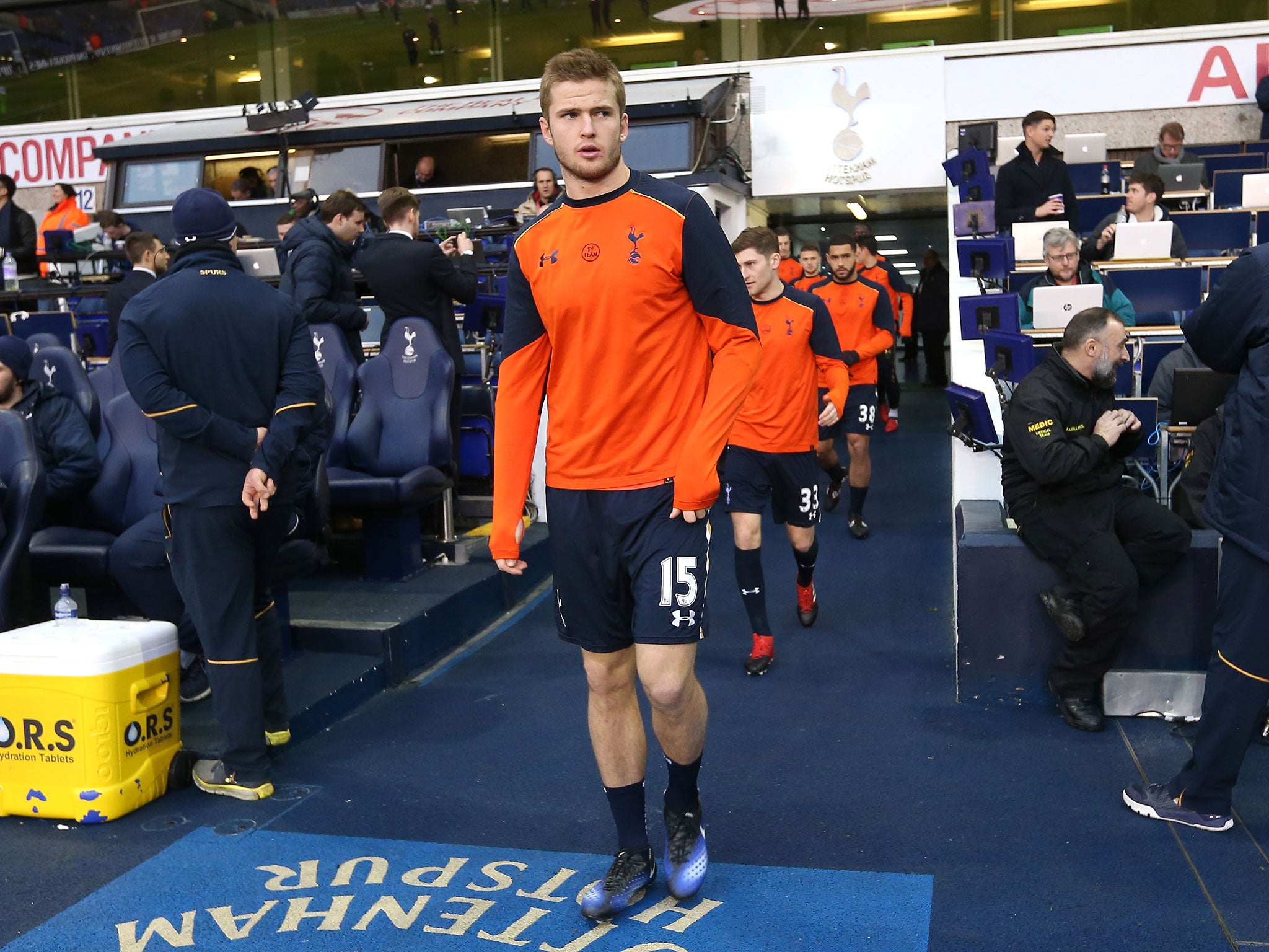 Dier captained Spurs during Sunday's FA Cup victory over Aston Villa