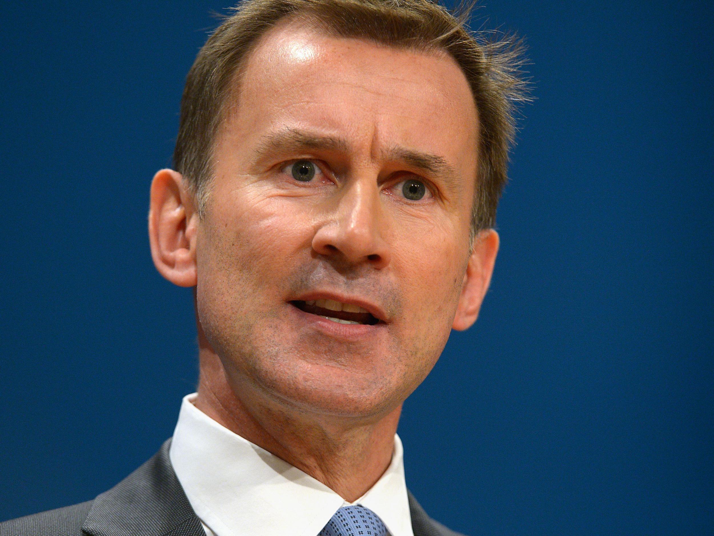 Health Secretary Jeremy Hunt has denied there is an NHS 'humanitarian crisis'