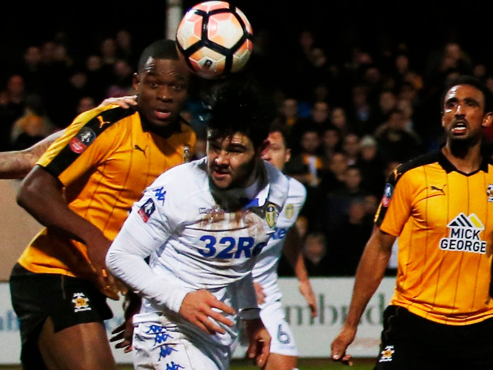 Goal! Leeds' Alex Mowatt scores his team's second goal with his head