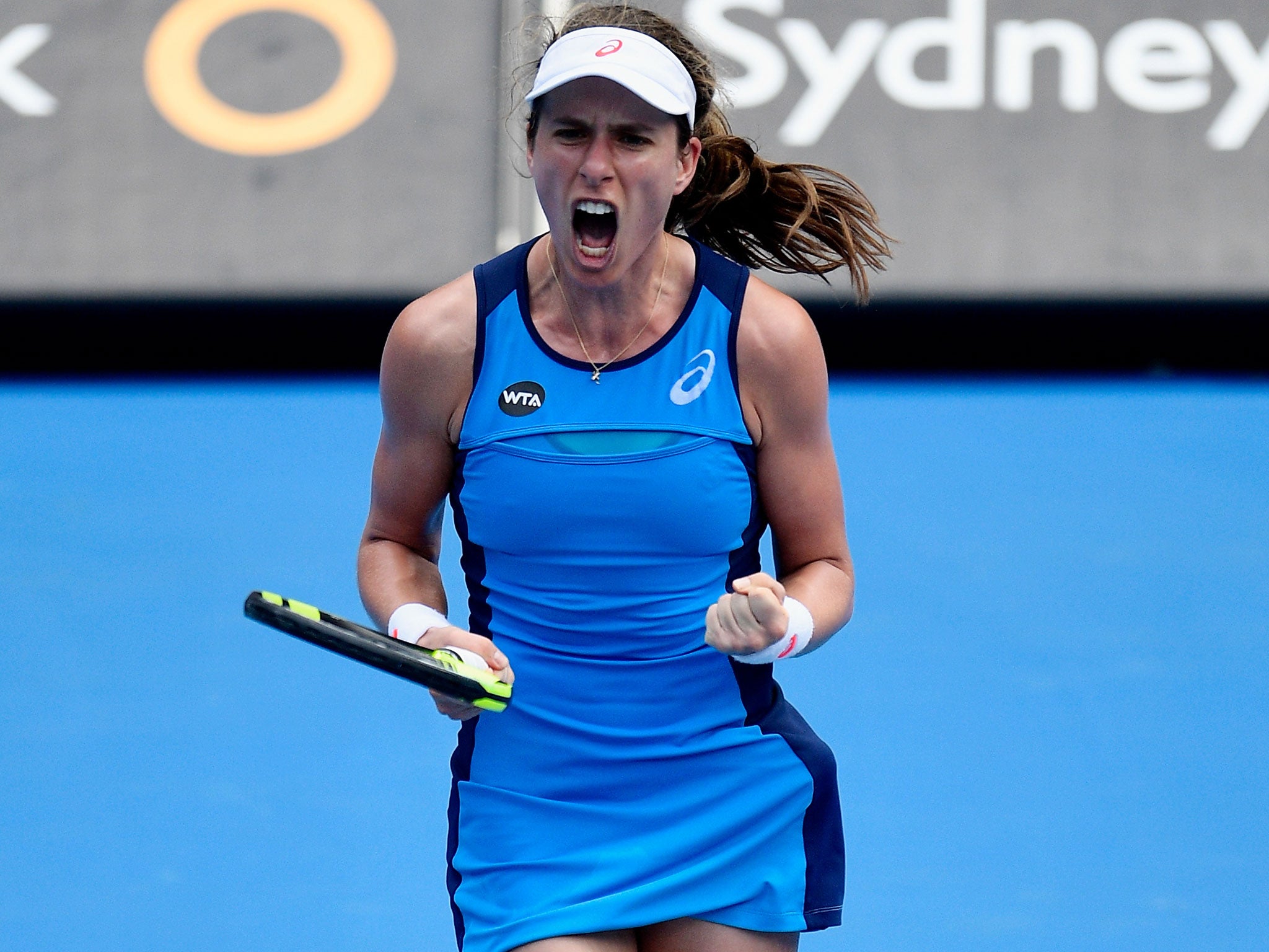 Konta is through to the final at the Sydney International