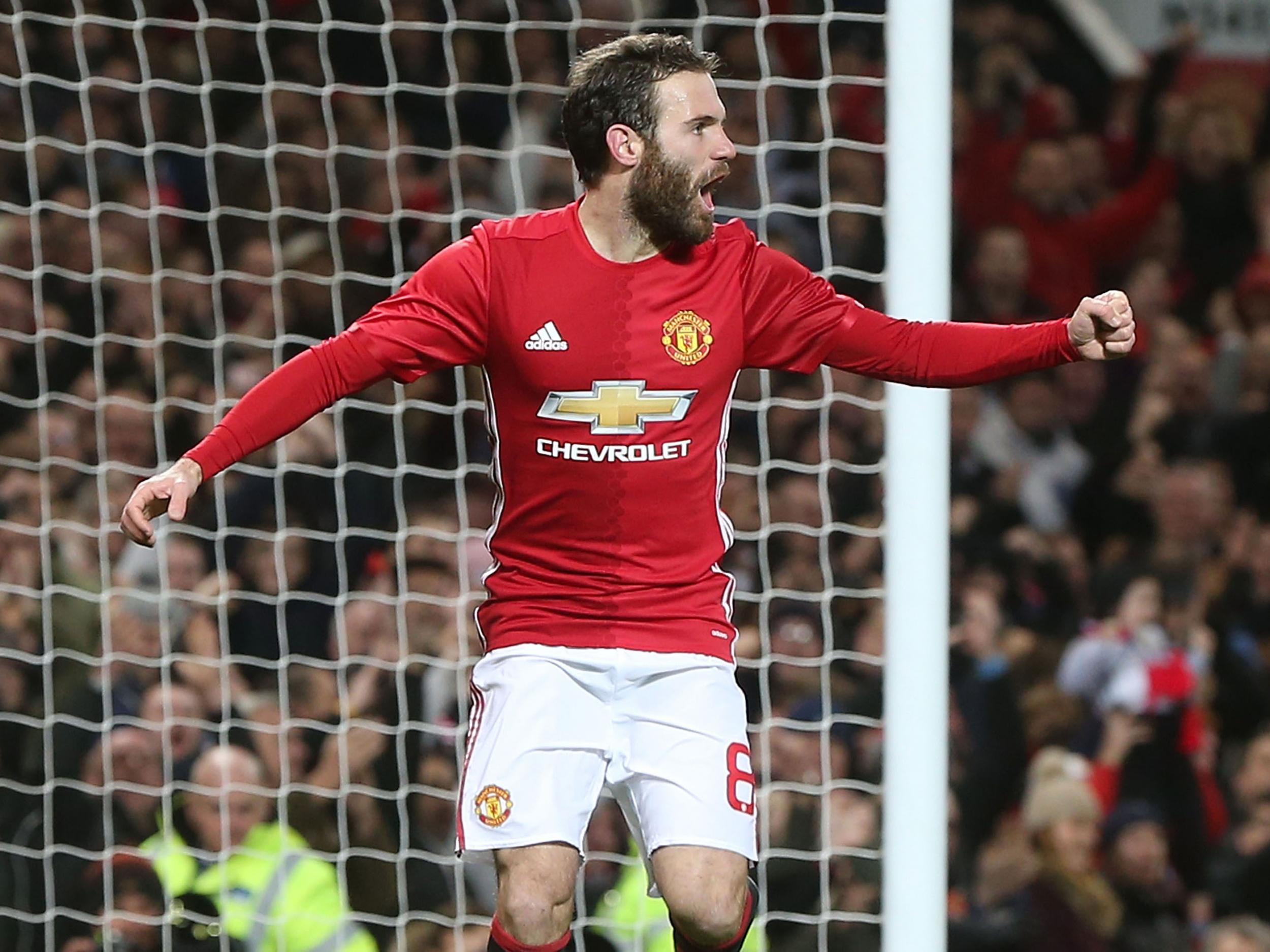 Mata broke the deadlock in the second half