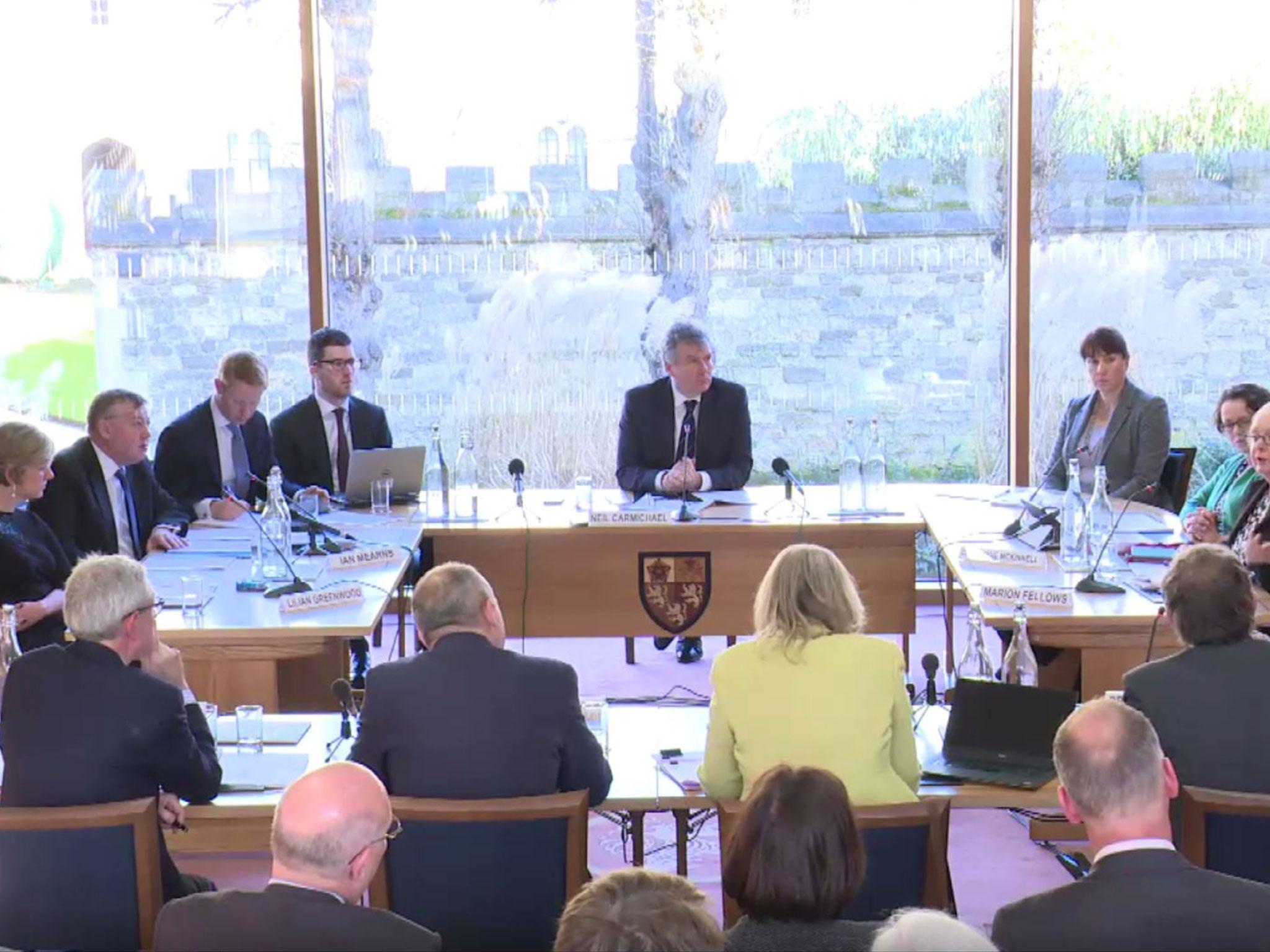 Neil Carmichael MP, Chair of the Education Committee led the hearing at Pembroke College, Oxford