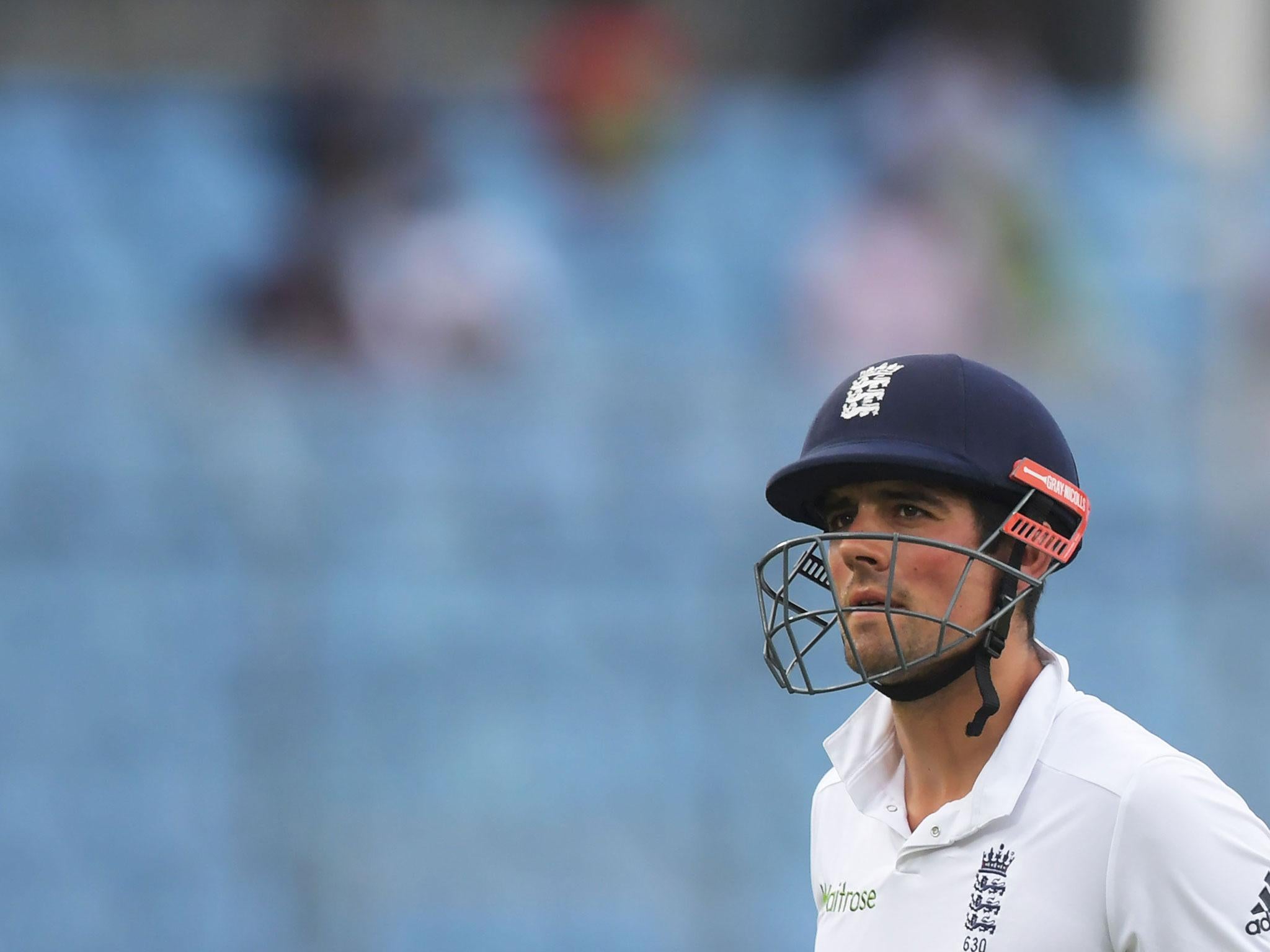 Cook appeared a resigned figure following England’s humiliating 4-0 series defeat in India before Christmas