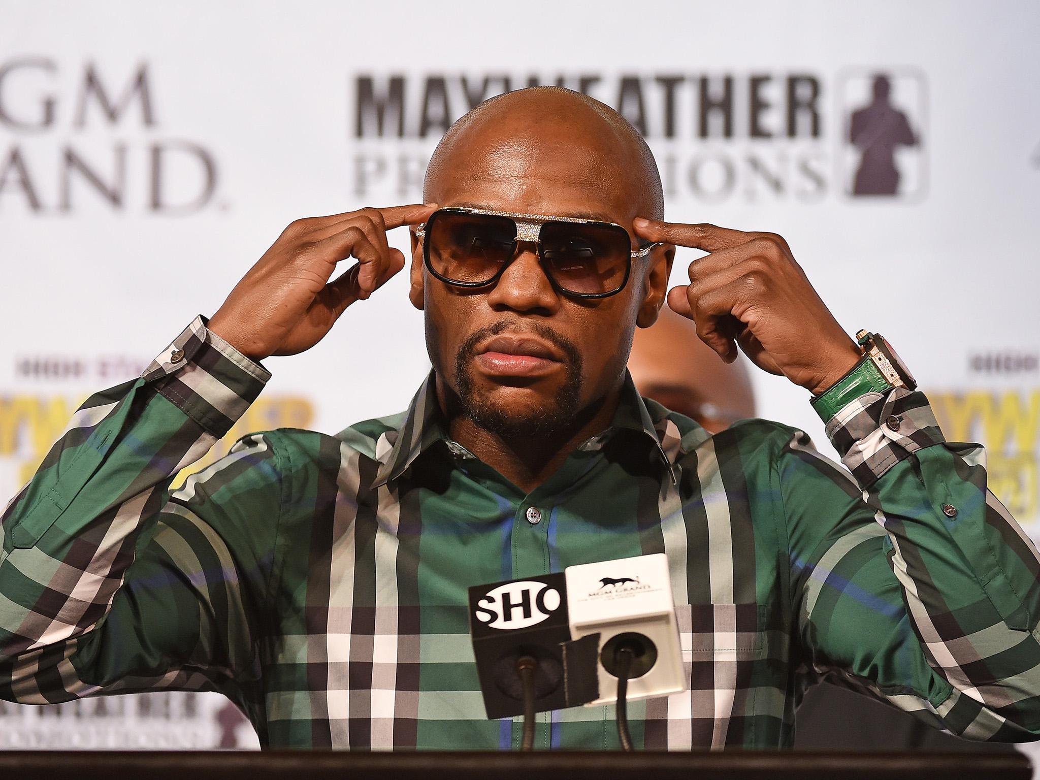 Mayweather retired with an undefeated 49-0 record