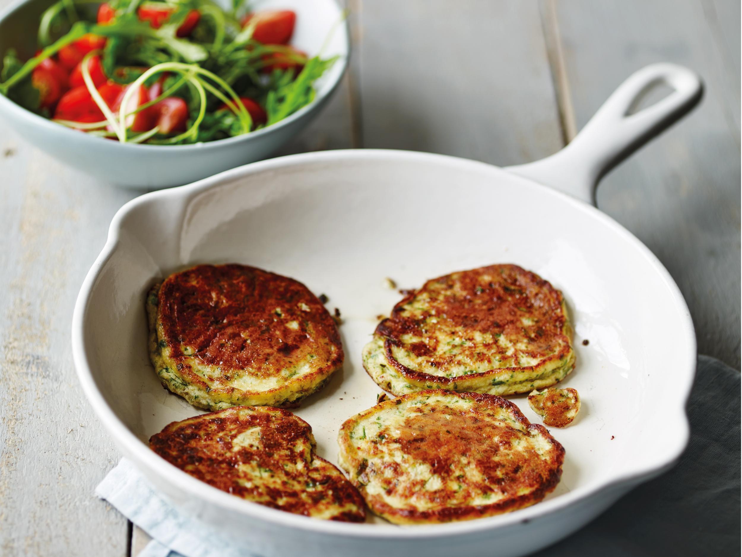 Herb and ricotta pancakes (Tom's Daily Plan)