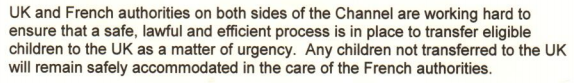 A confidential letter from Immigration Minister Robert Goodwill to an MP in November, leaked to The Independent, stated that children seeking asylum in the UK were being housed “safely” in “specialist centres”