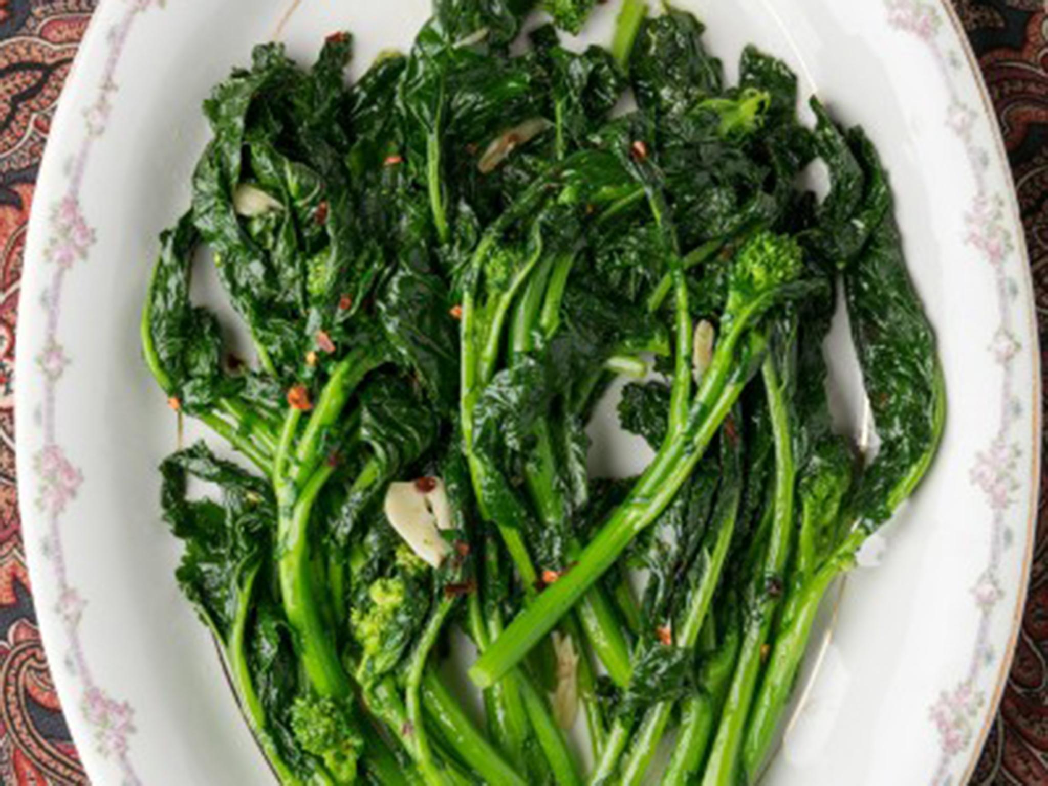 Sauteed sprouting broccoli is a standard in Italian restaurants