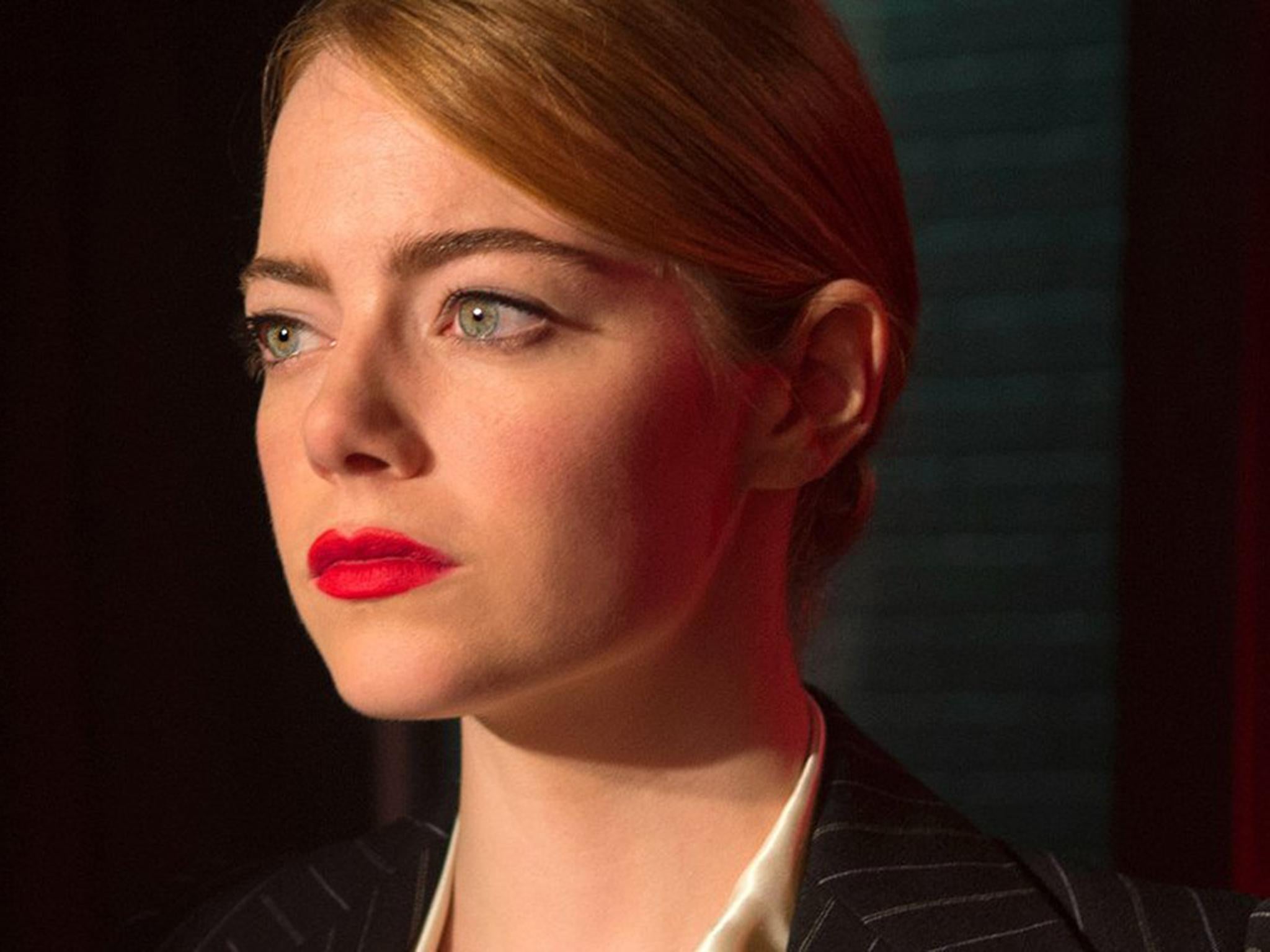 Emma Stone in La La Land, where purist jazz counterpoints the dream factory