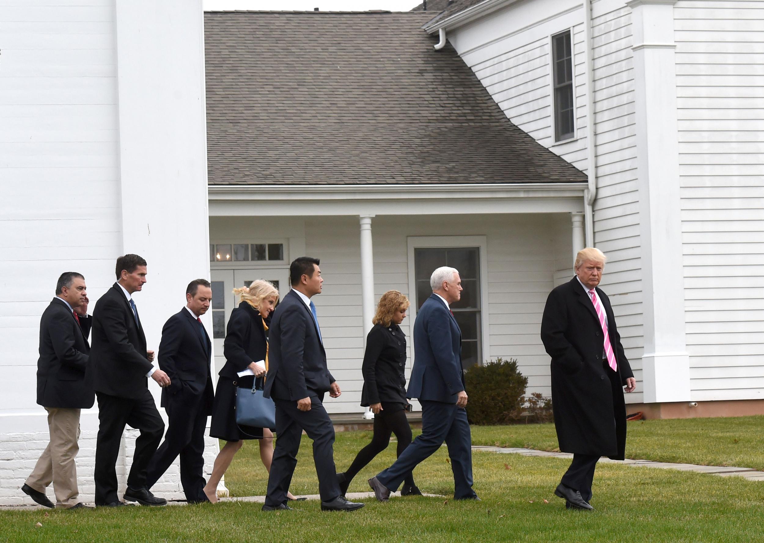 Trump meets potential cabinet members in New Jersey