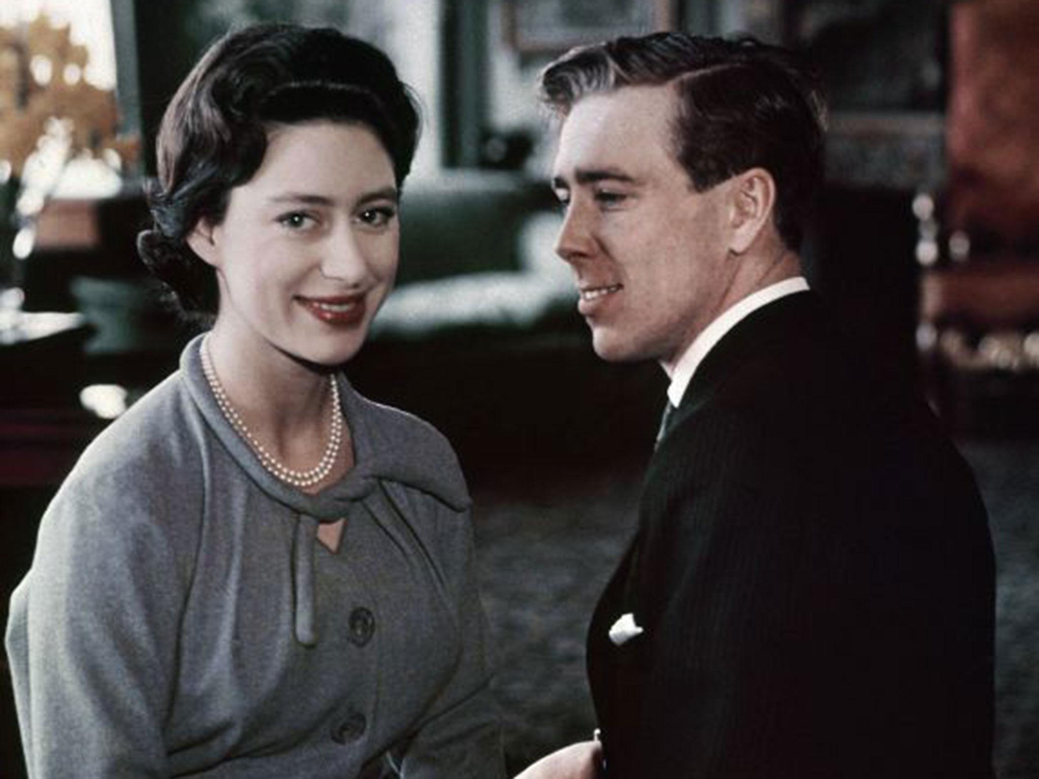 Lord Snowdon, pictured with Princess Margaret shortly after their engagement (AP)