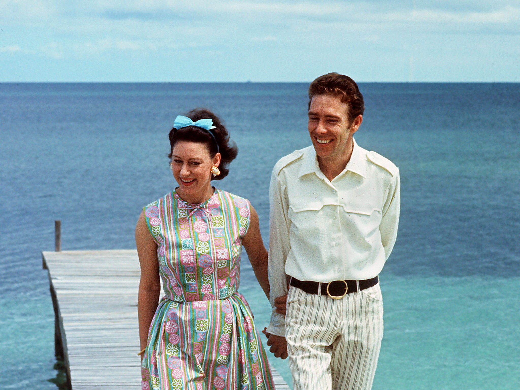 Princess Margaret and Snowdon on a trip to the Bahamas in 1967