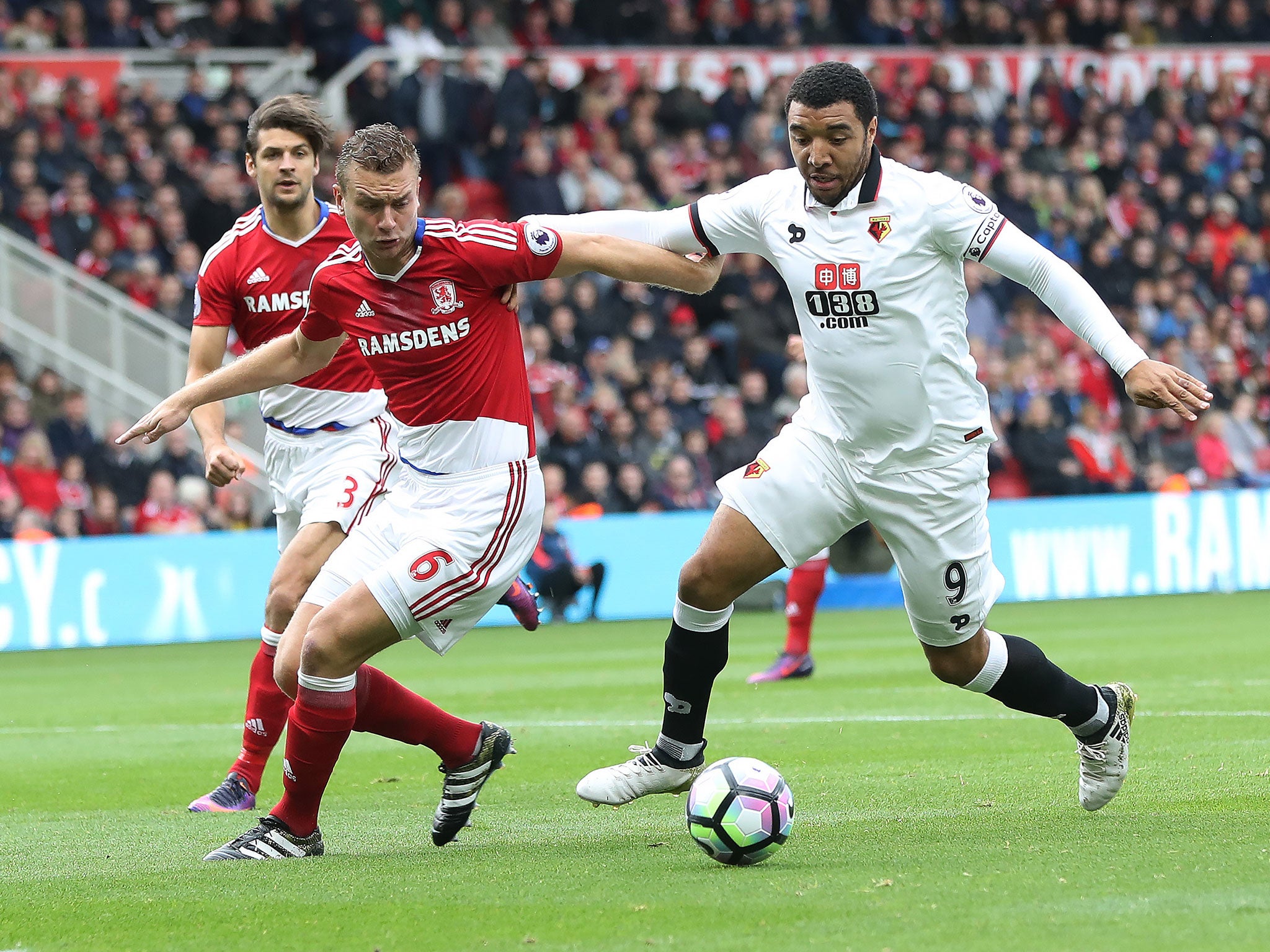 Watford take on Middlesbrough at Vicarage Road