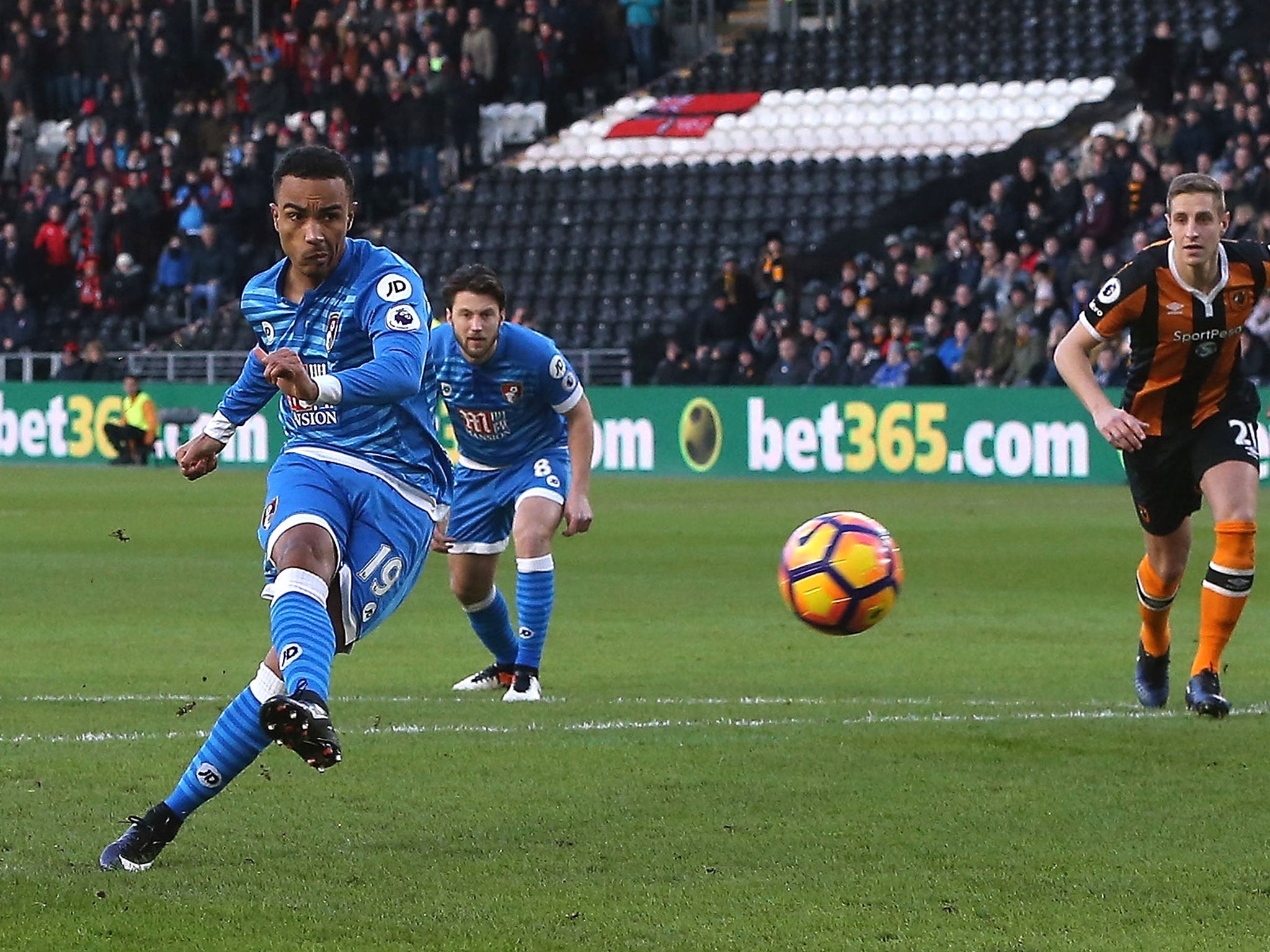 Junior Stanislas put Bournemouth in front with an early penalty