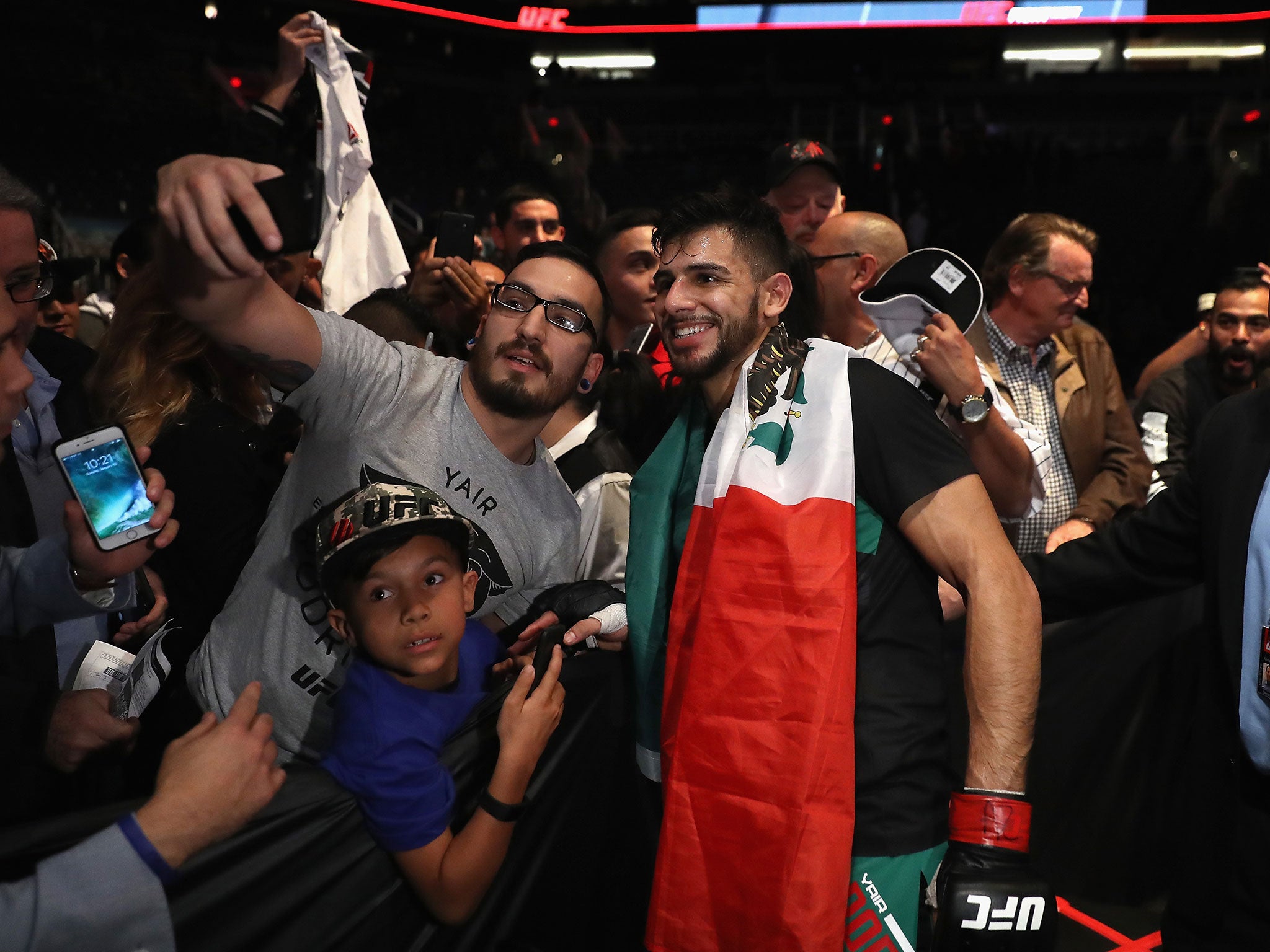 Rodriguez celebrated with fans afterwards while Penn appeared to give his final farewell