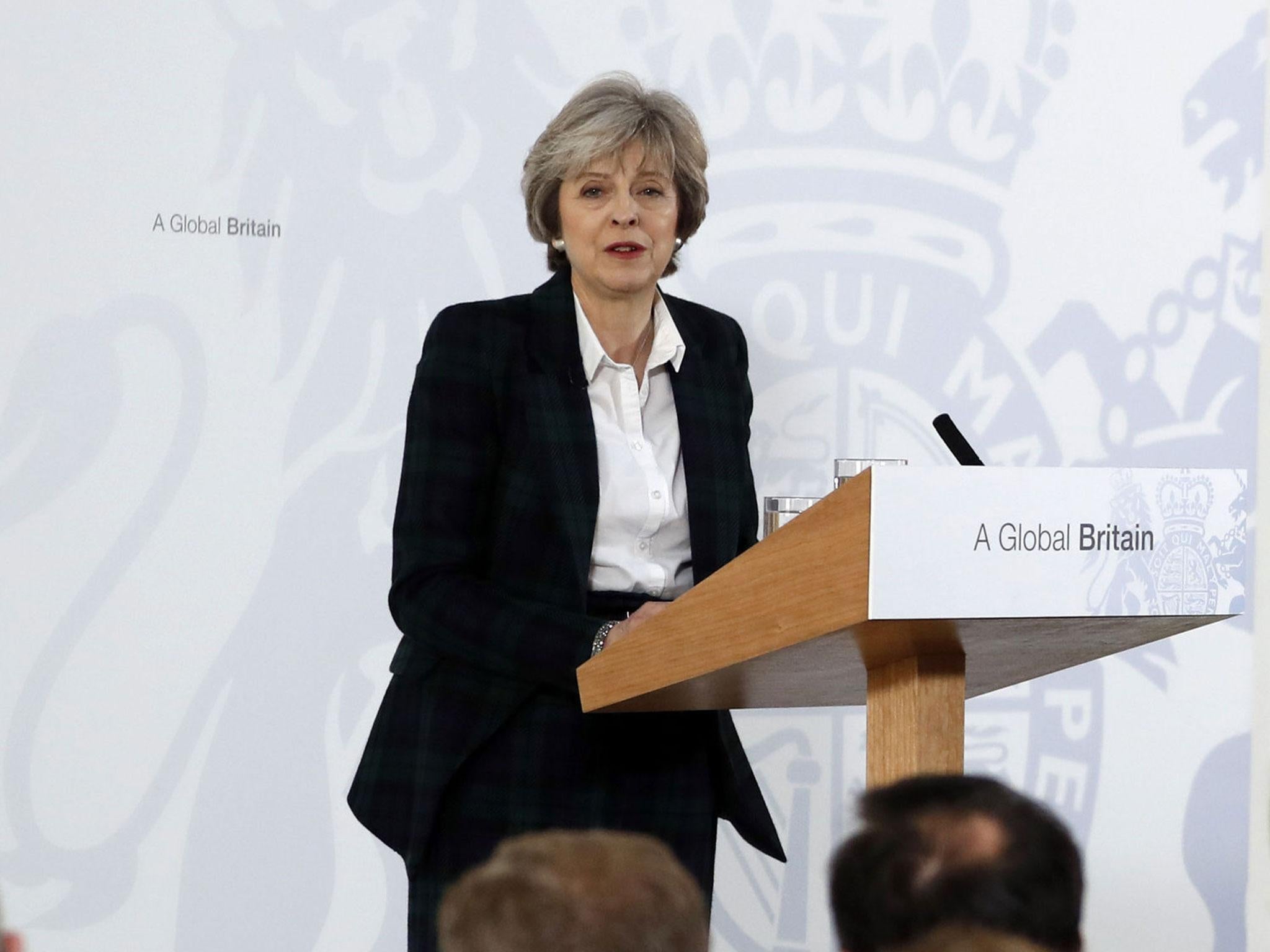 Theresa May says she wants to avoid transitional status ‘in which we find ourselves stuck forever in some kind of political purgatory’