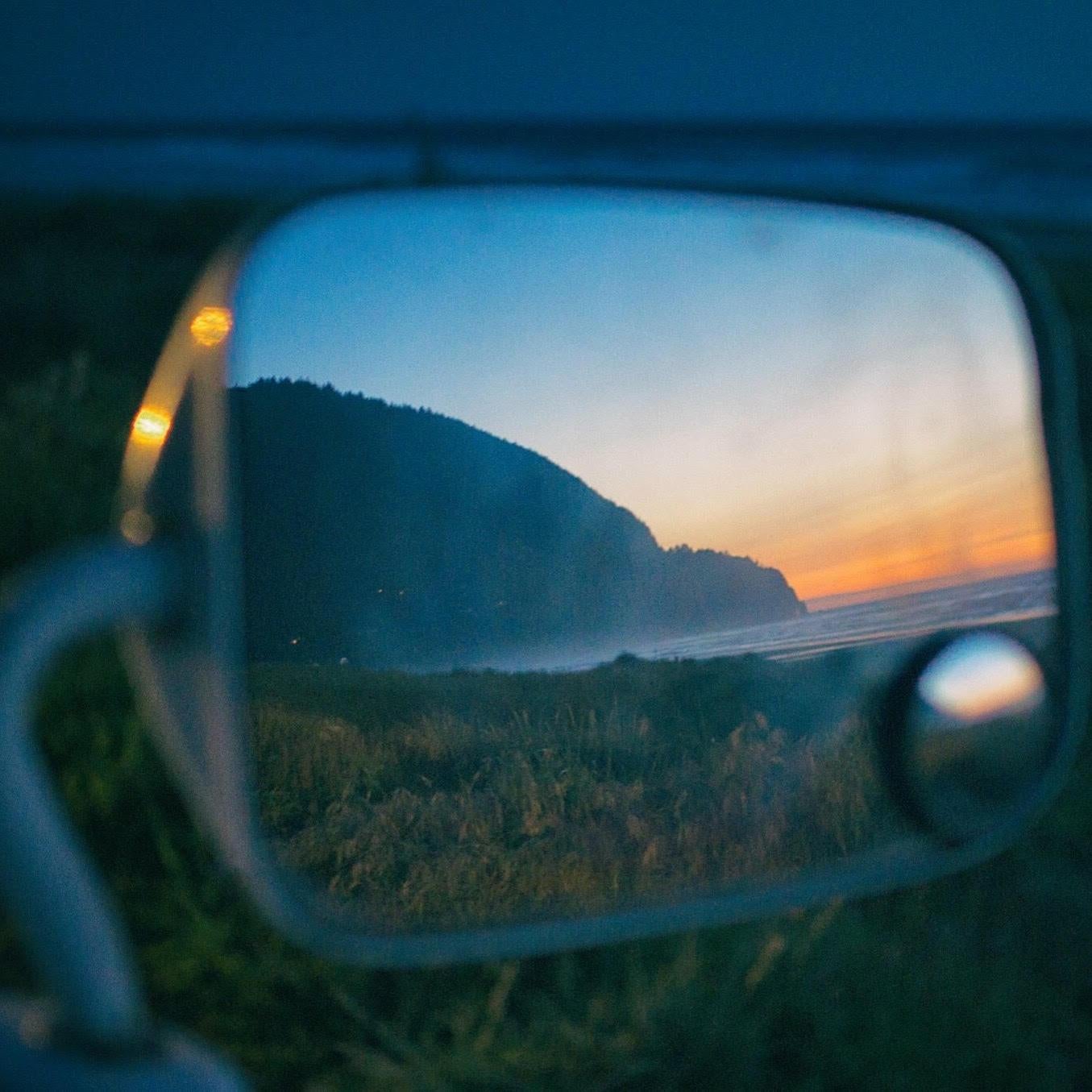 Driving along the Oregon coast