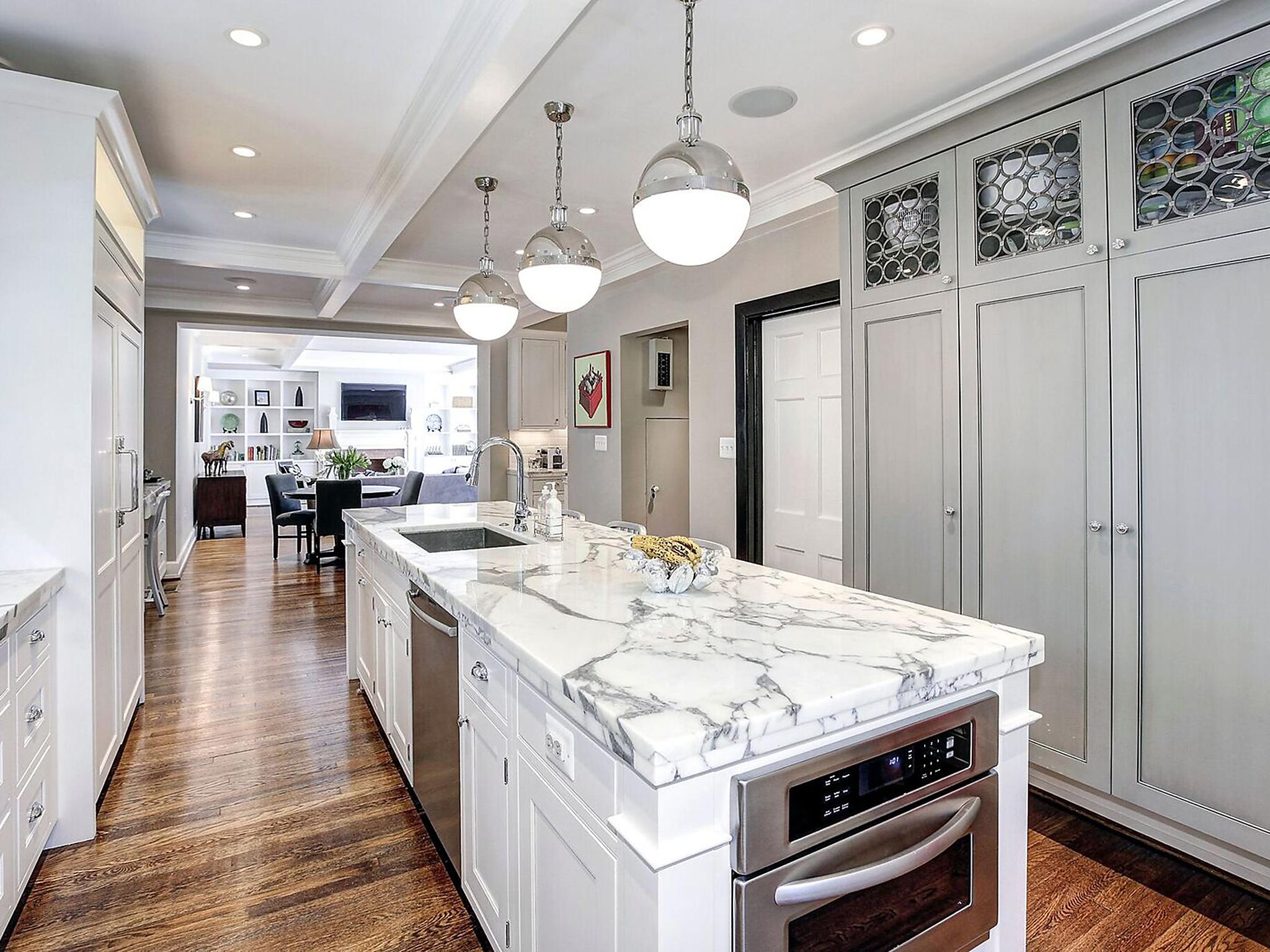 Gourmet Kitchen into Family Room