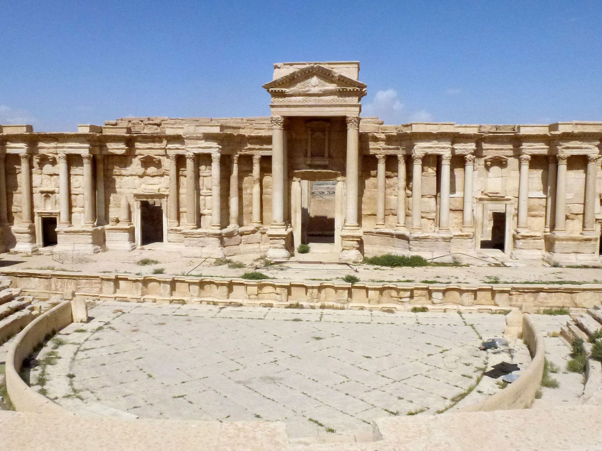 The Roman theatre in the ancient Syrian city of Palmyra has been used to stage public executions by Isis