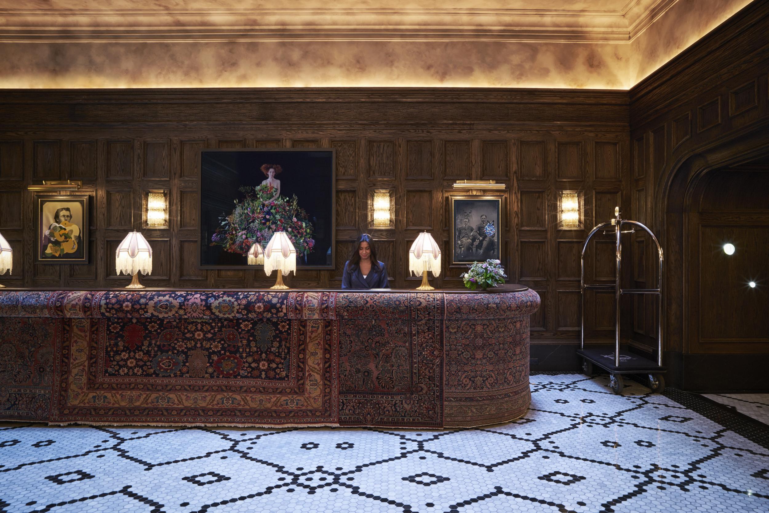 The Beekman's bohemian lobby