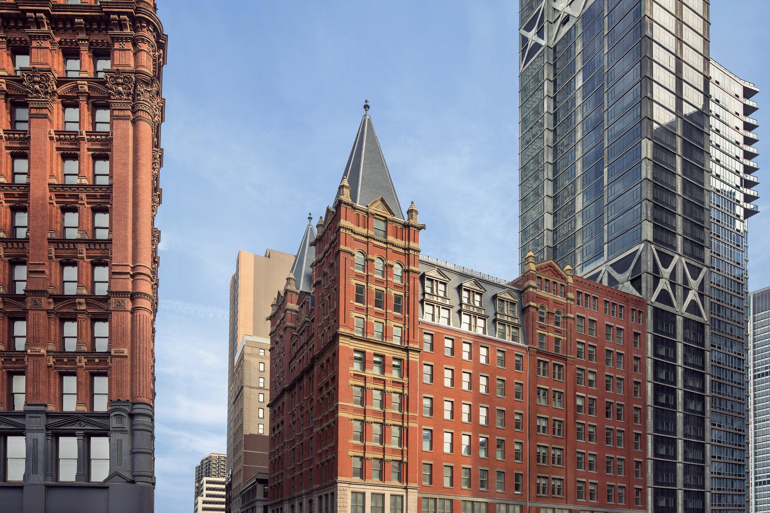 The Beekman occupies a landmark 19th century building