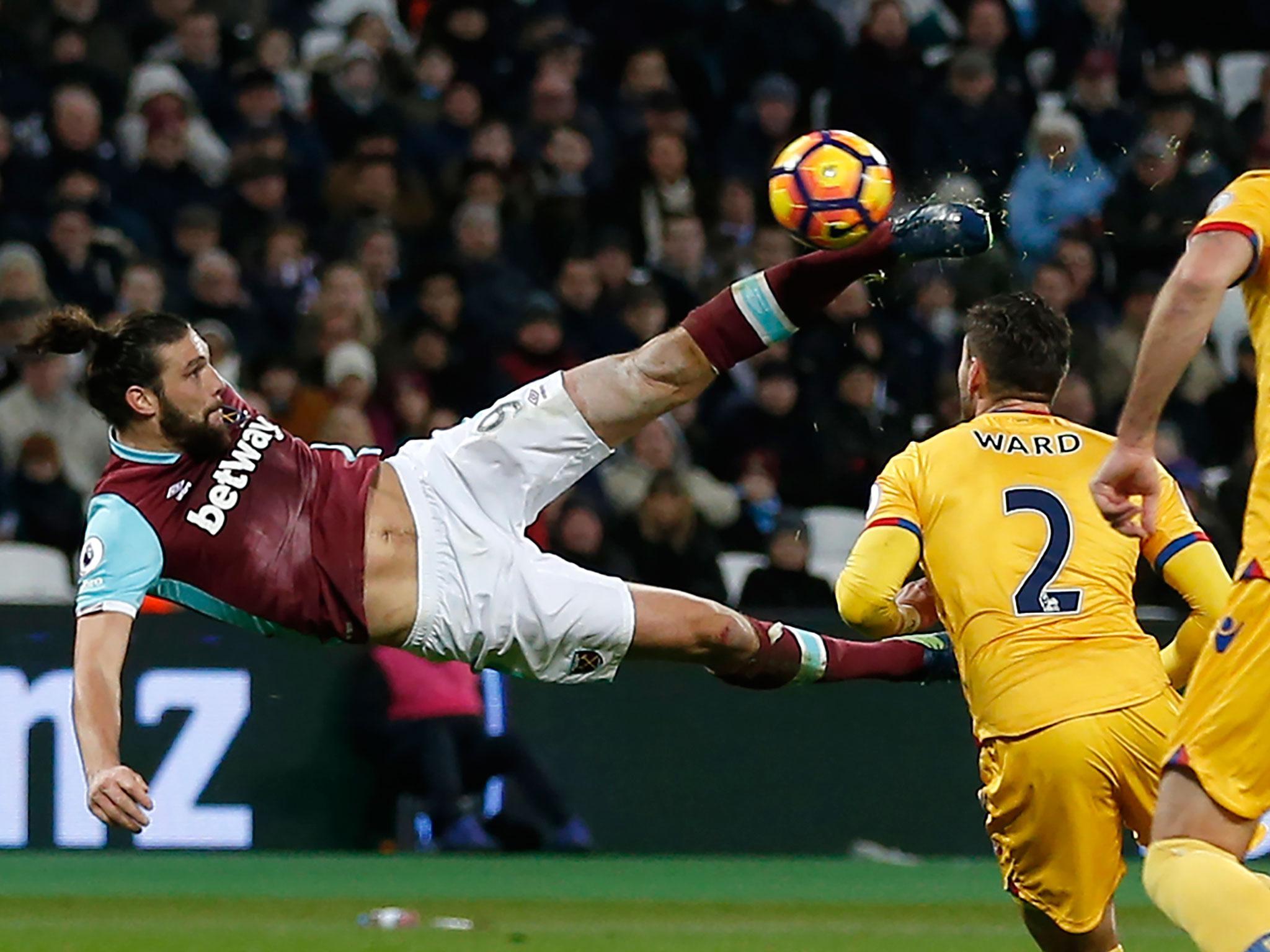 Carroll scored a spectacular scissor kick goal in West Ham's 3-0 win last weekend