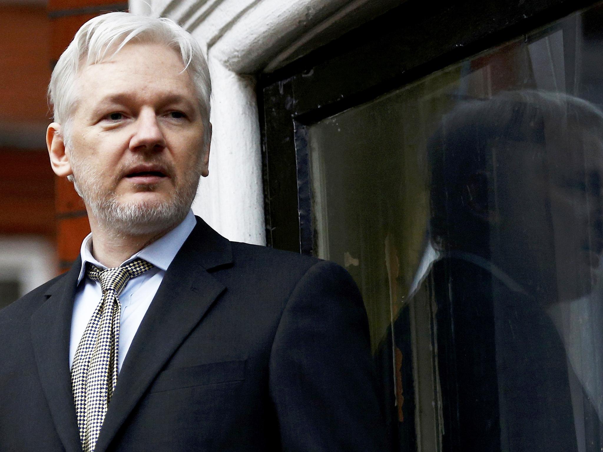 Julian Assange said parts of the documents would be withheld