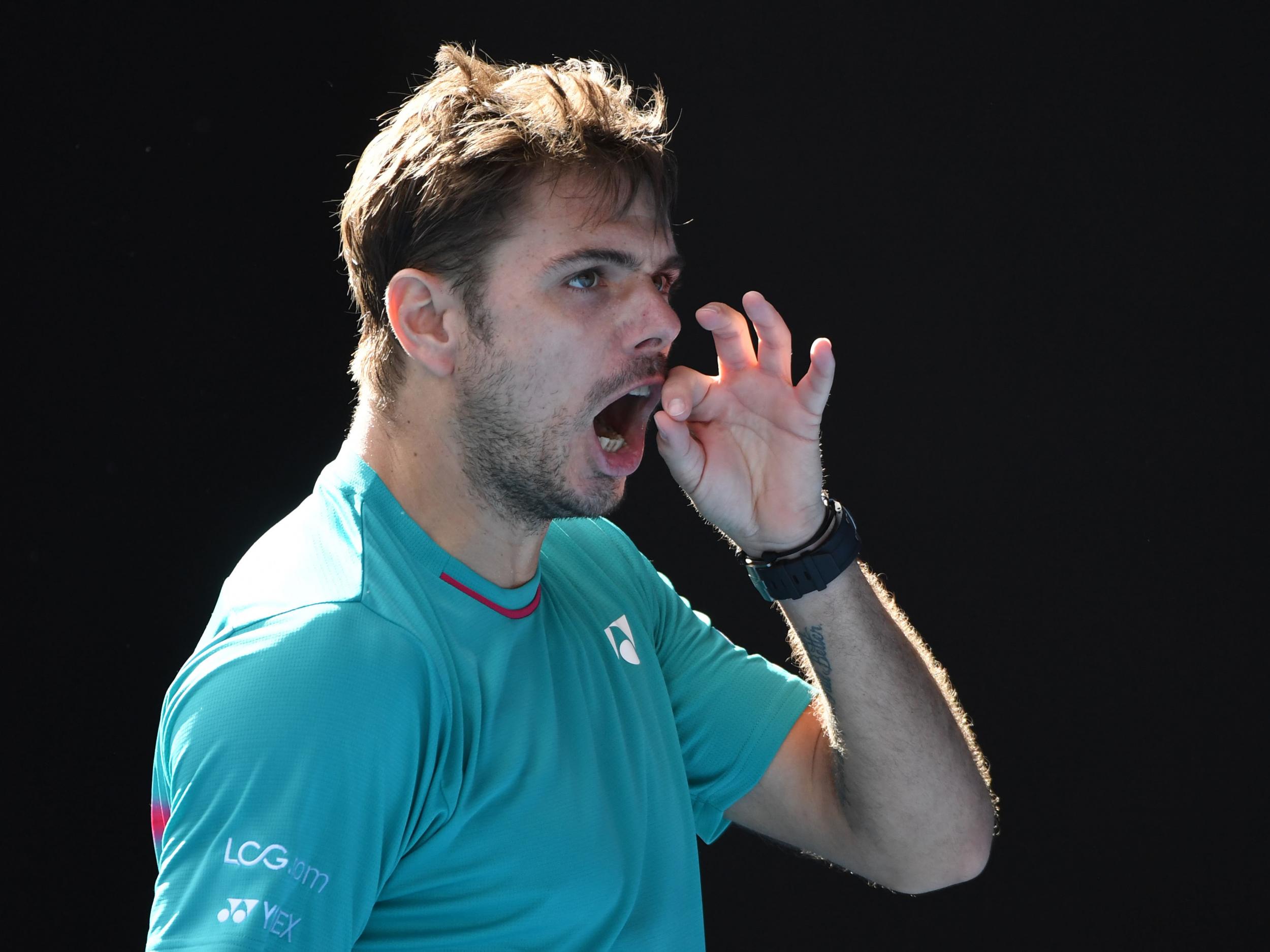 Wawrinka dropped the first set before beating Troicki