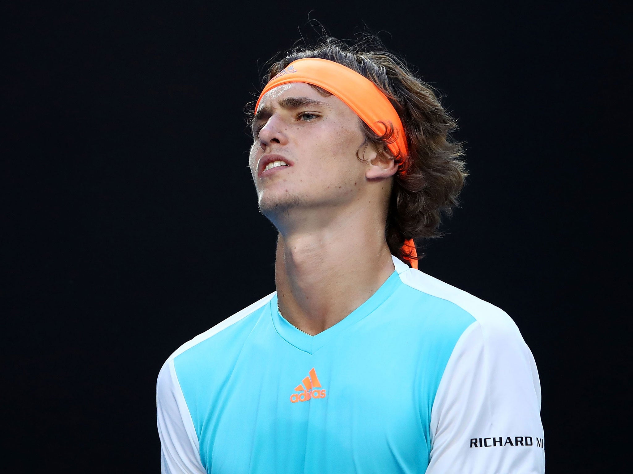 Alexander Zverev fought valiantly but struggled with cramp towards the end of the match