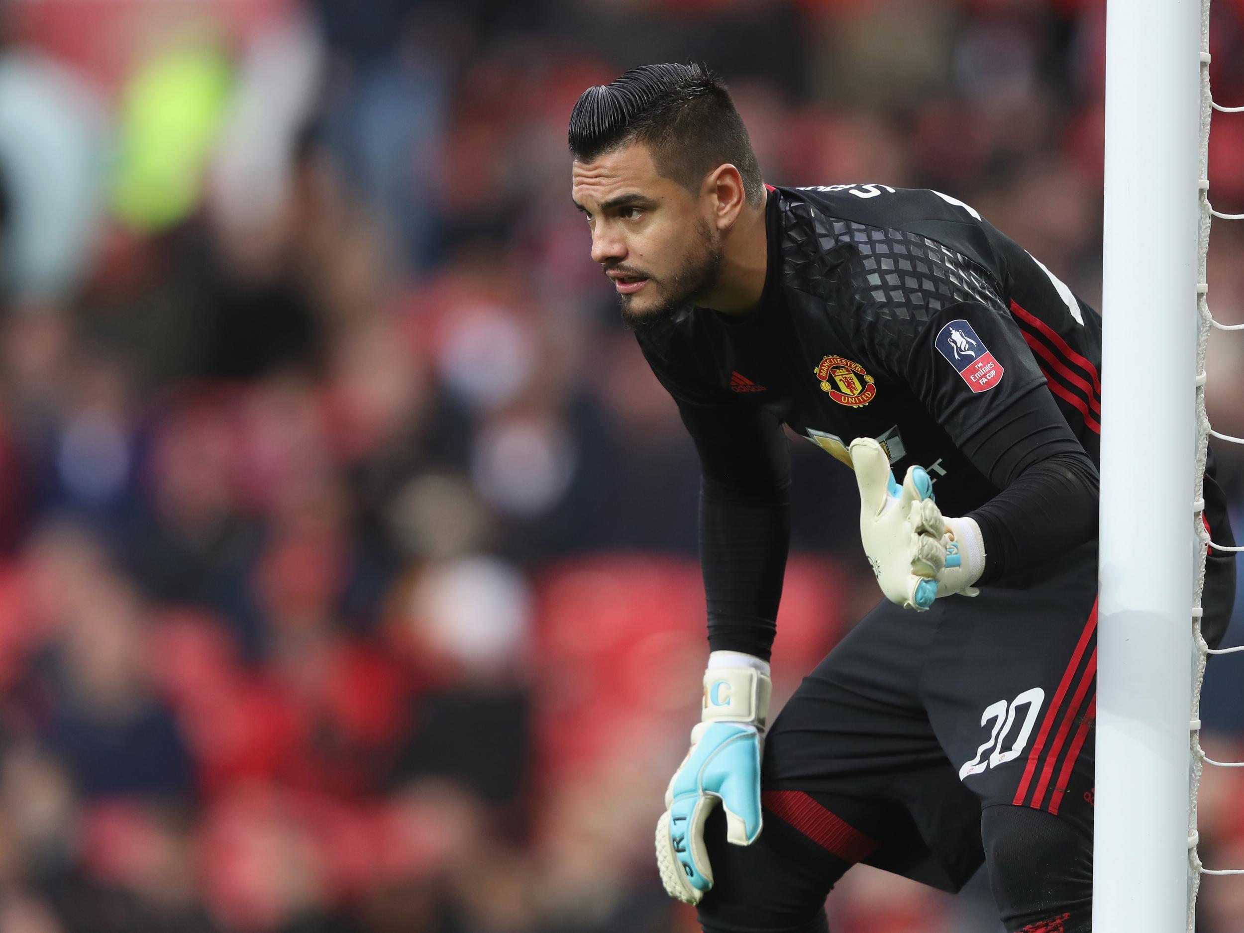 Romero has only made four Premier League appearances for United