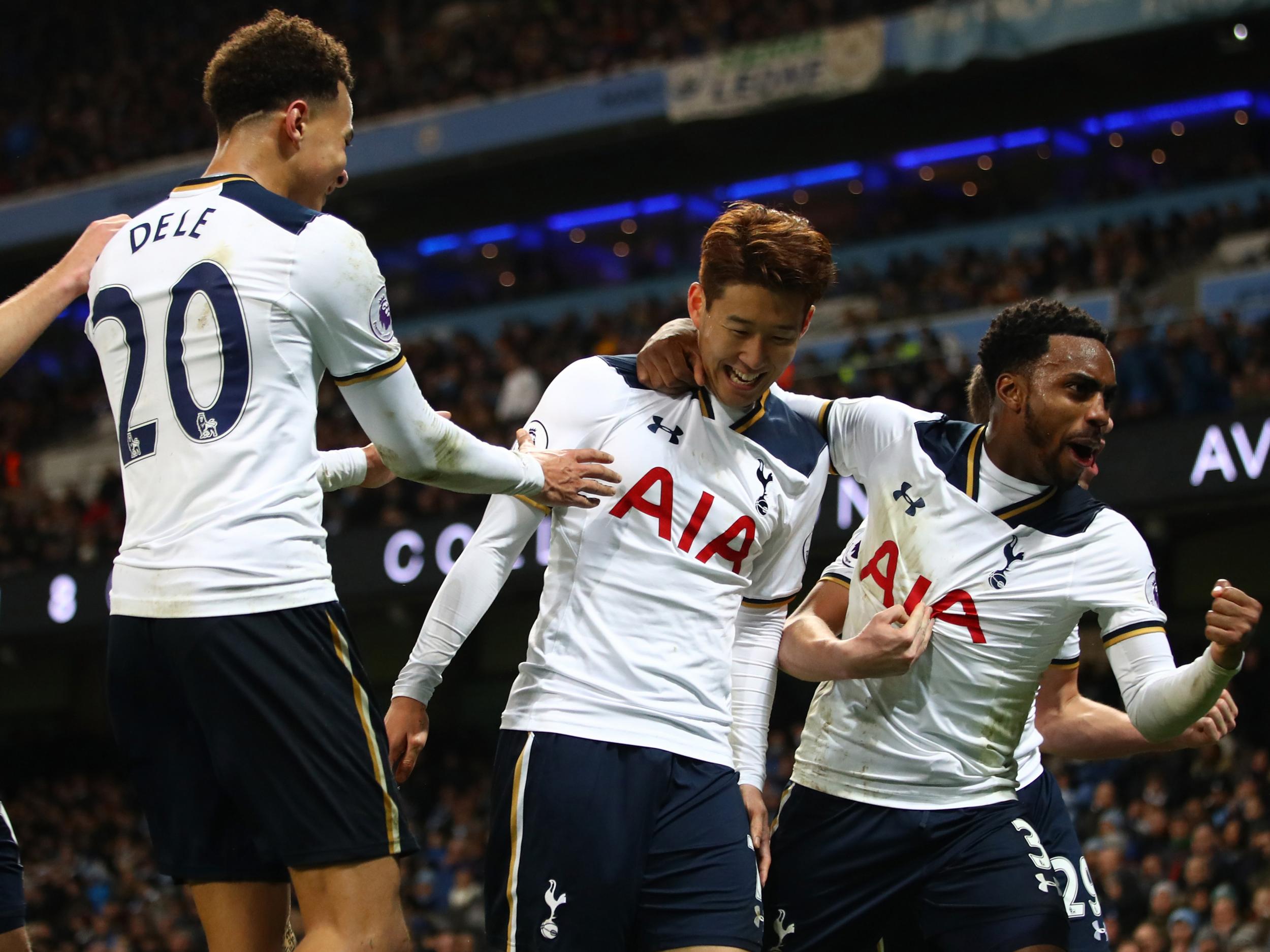 Son equalised for Tottenham