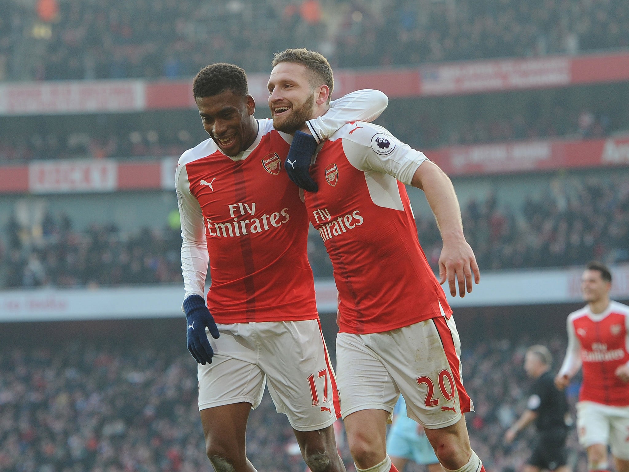 Shkodran Mustafi broke Burnley's firm resistance with his header off a corner