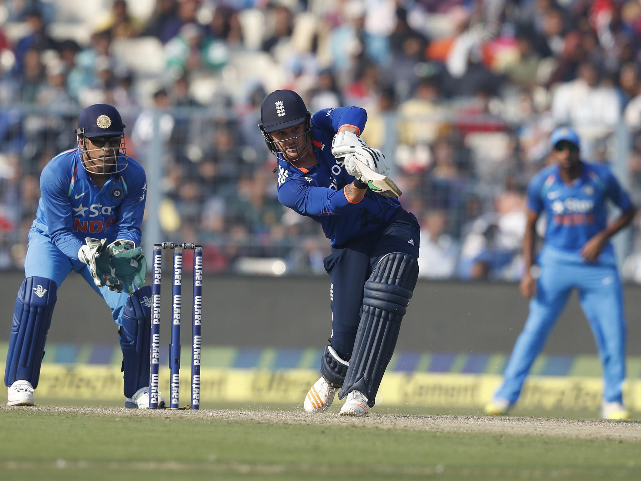 Jason Roy was England's top-scoring batsman in their ODI series vs India