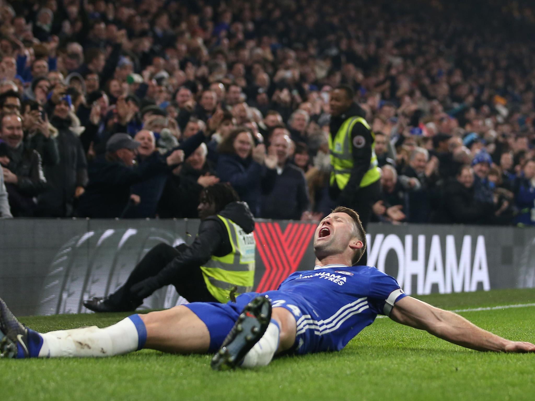 Cahill clinched the three points with a second-half header